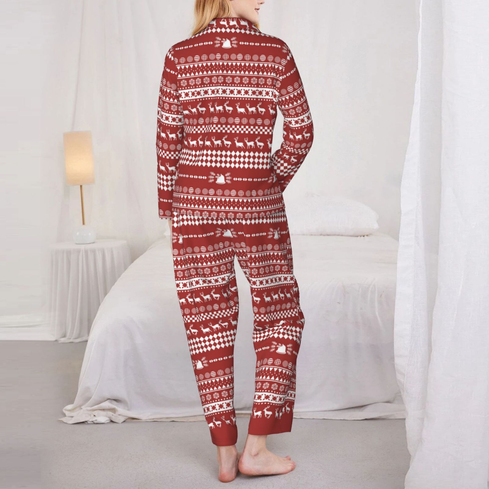 Women's Long-Sleeved Pajama Set