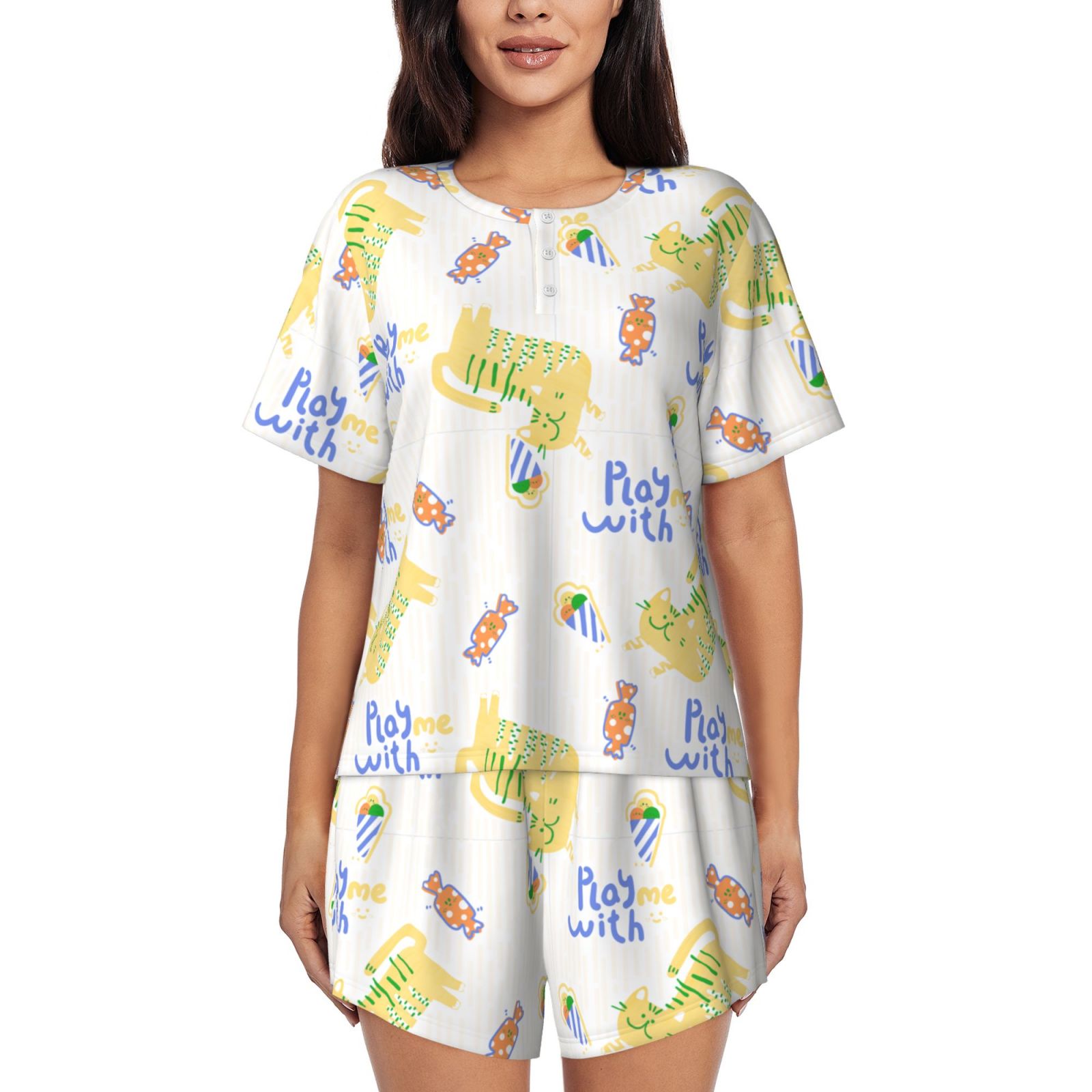 Women's Short-Sleeved Pajama