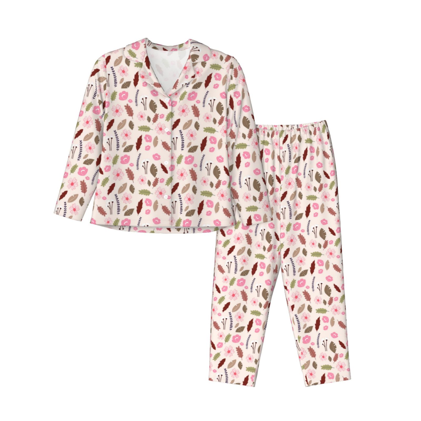 Women's Long-Sleeved Pajama Set