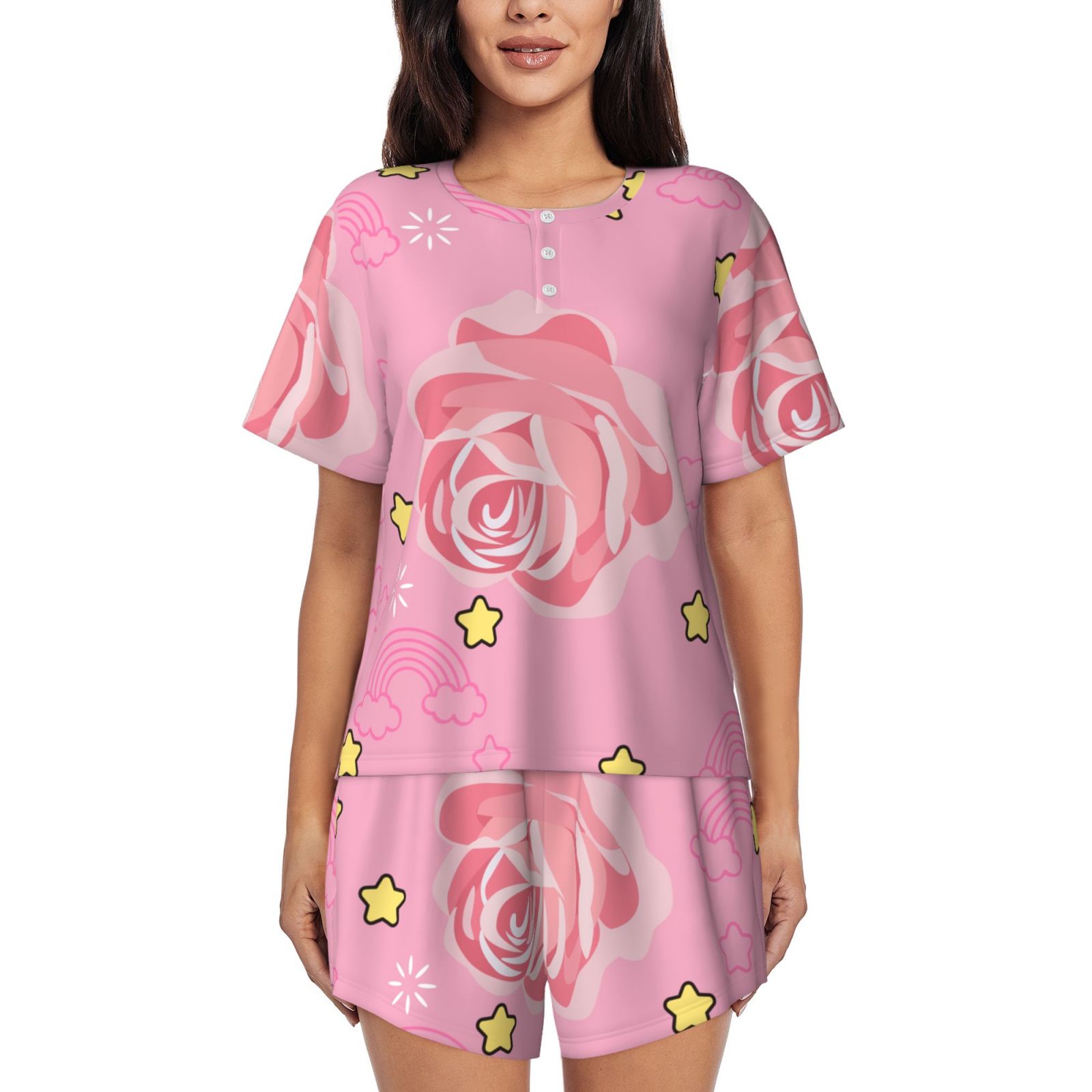 Women's Short-Sleeved Pajama