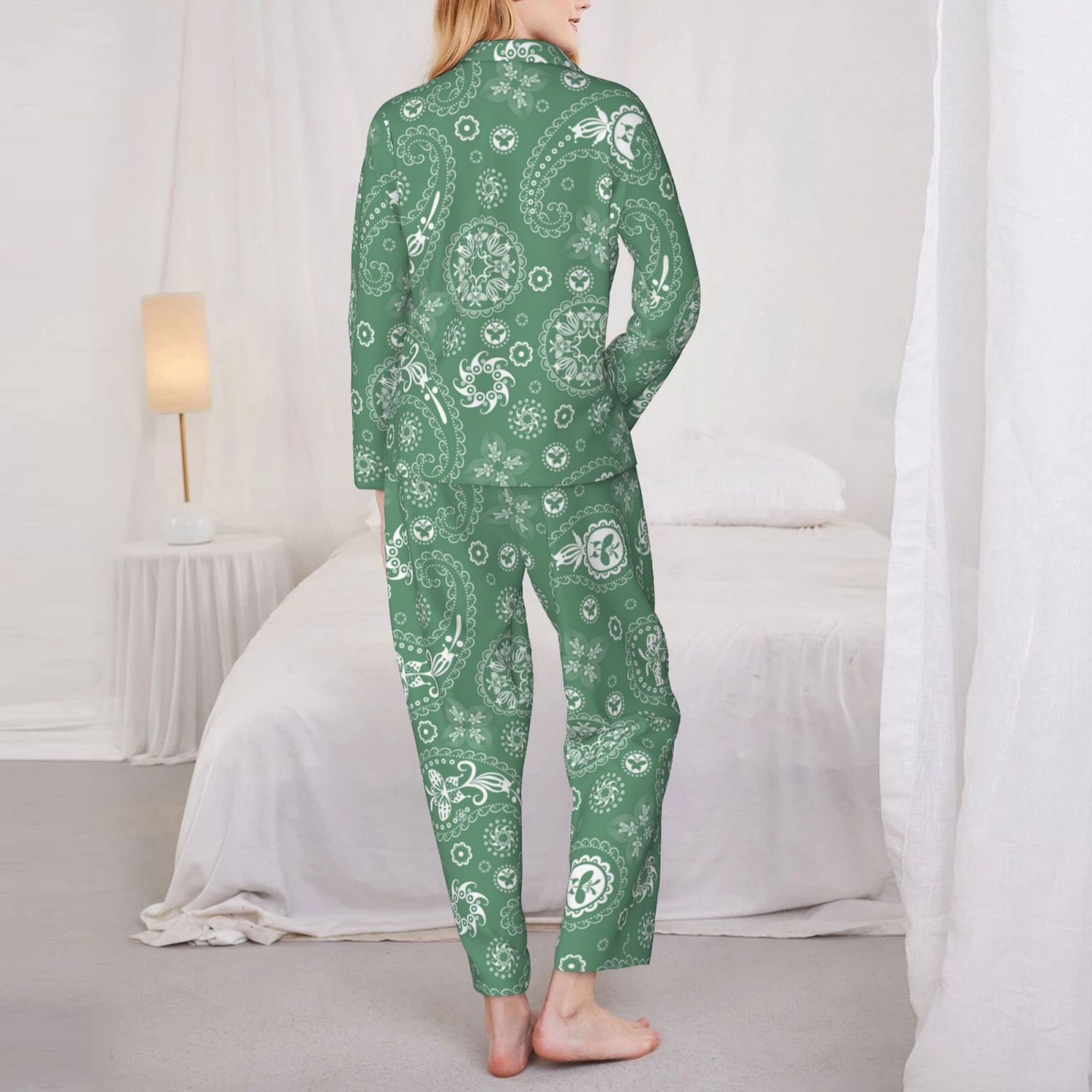 Women's Long-Sleeved Pajama Set