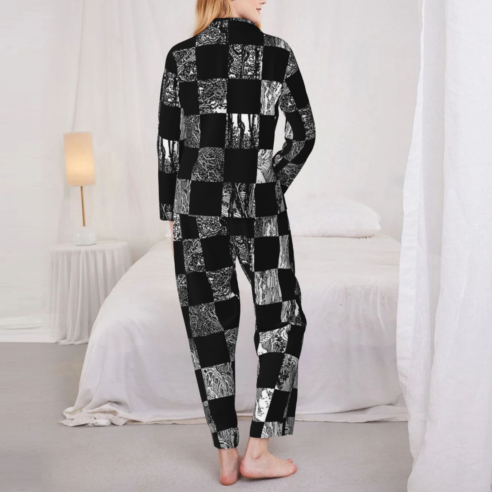 Women's Long-Sleeved Pajama Set