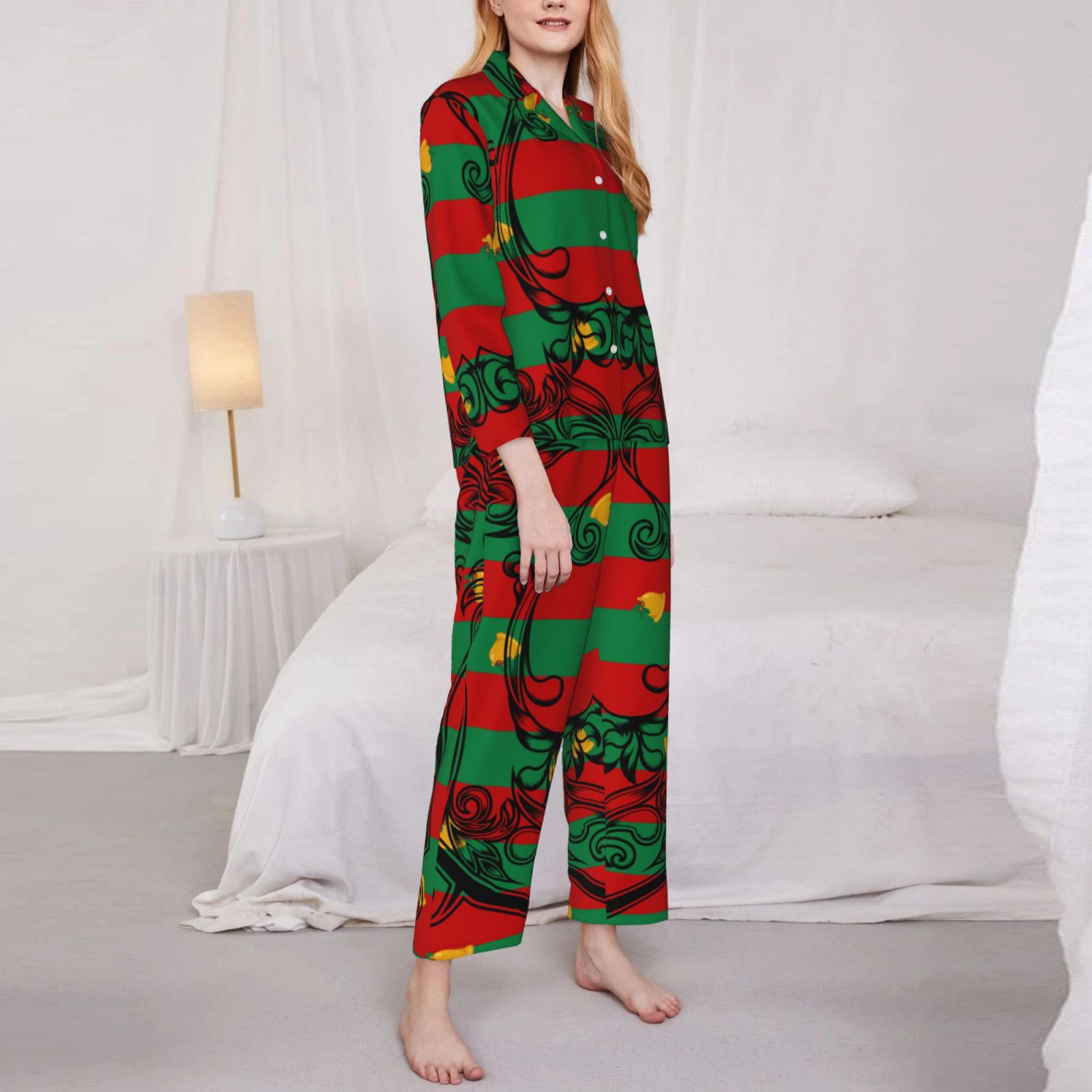 Women's Long-Sleeved Pajama Set