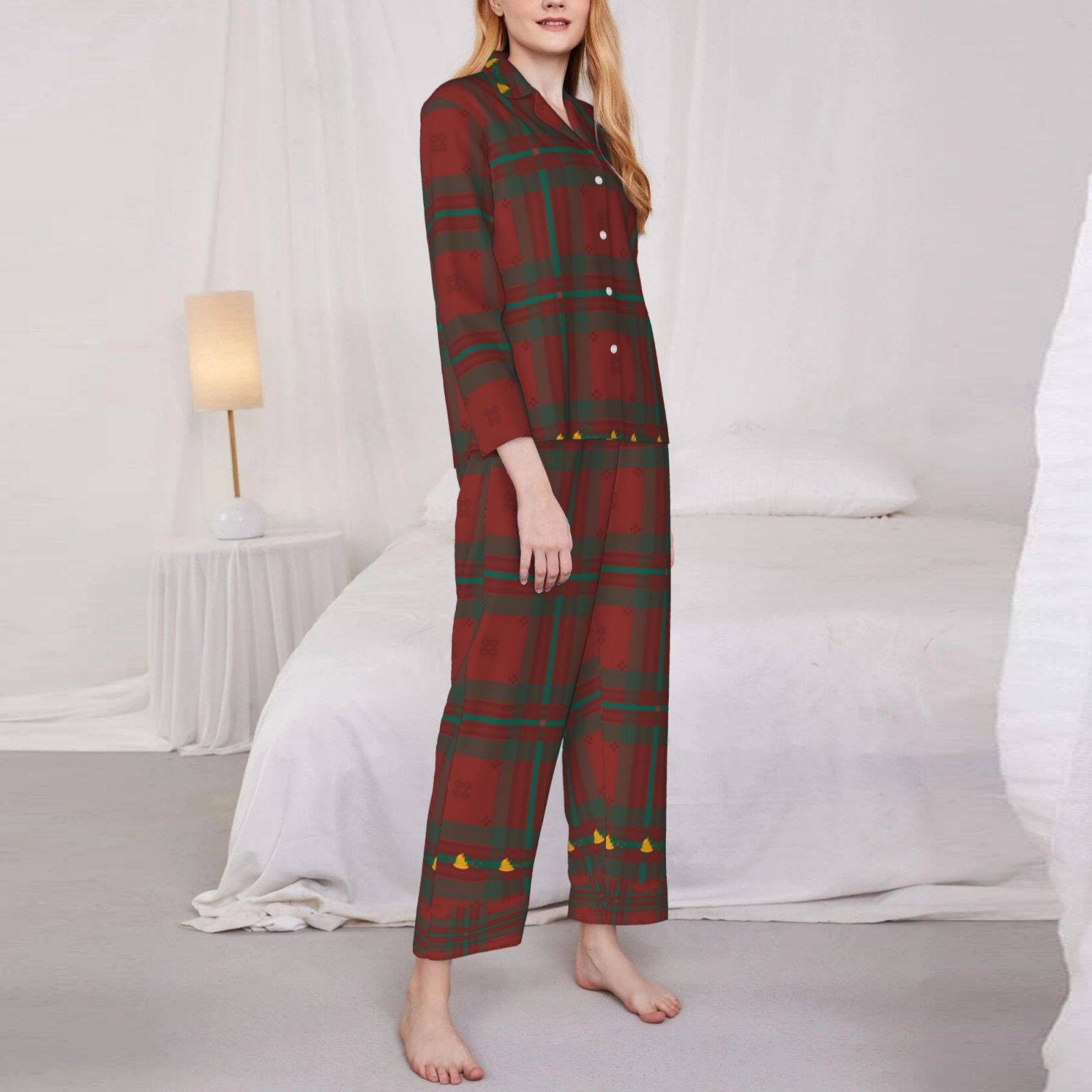 Women's Long-Sleeved Pajama Set