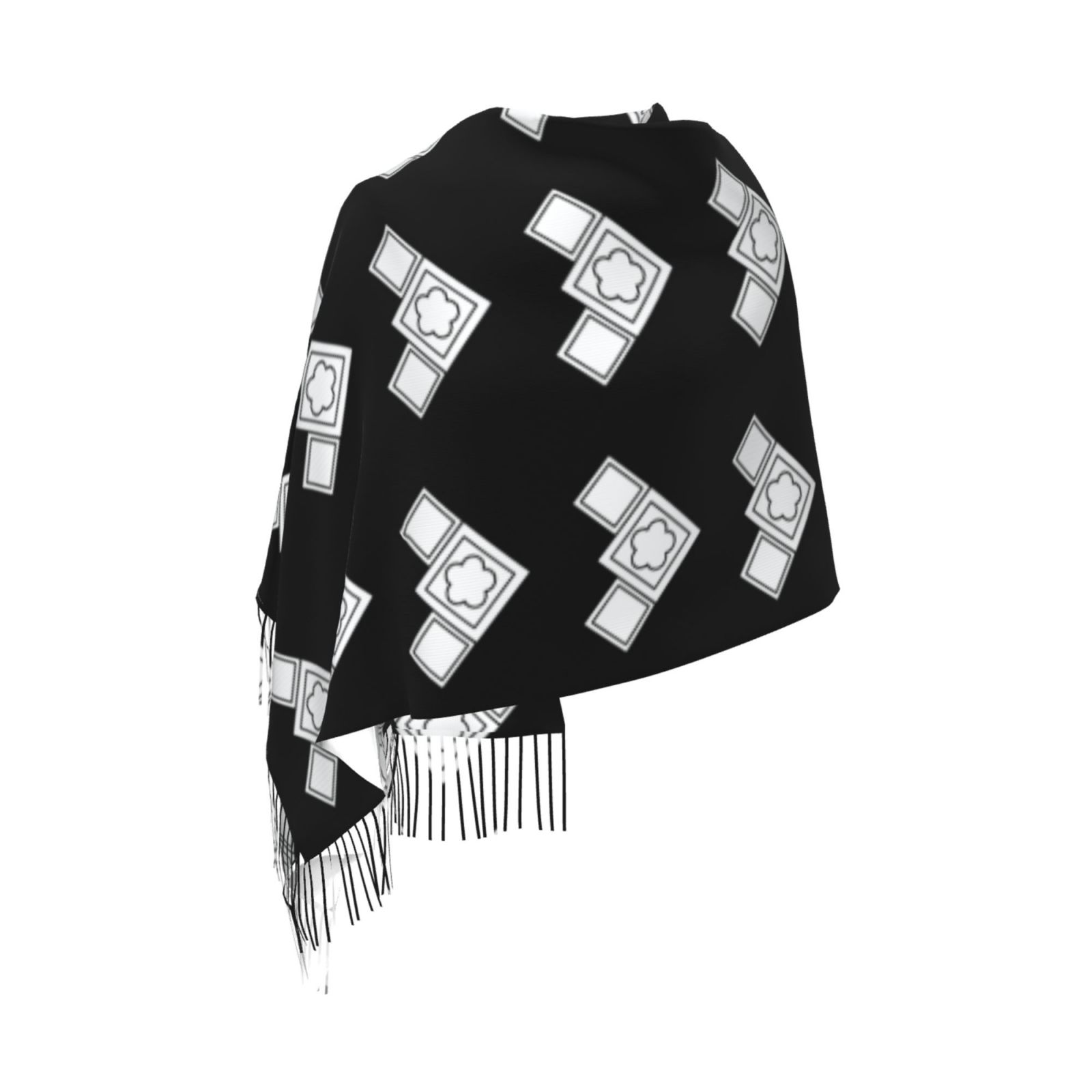 Cashmerette Fringed Scarf