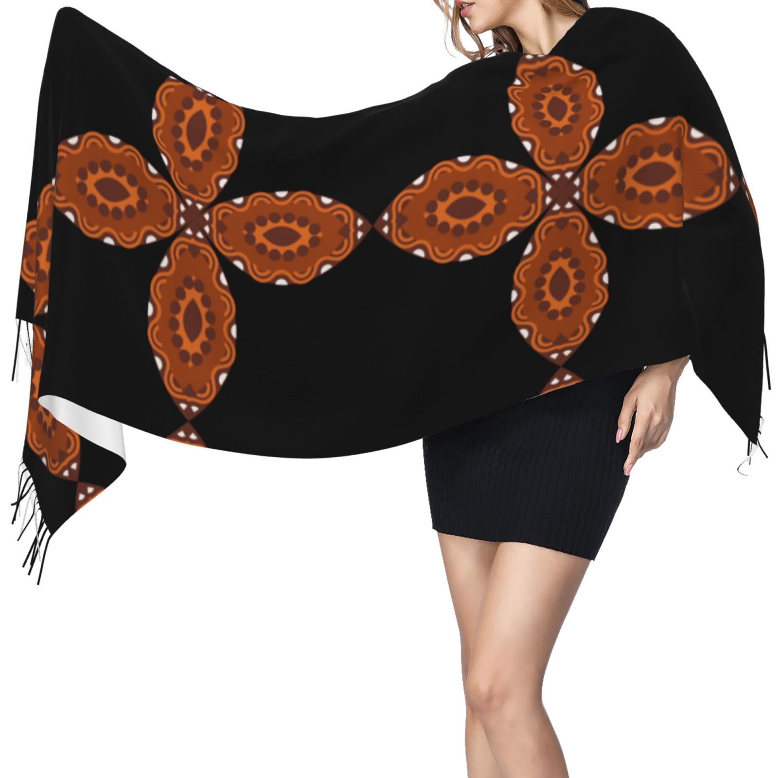 Cashmerette Fringed Scarf