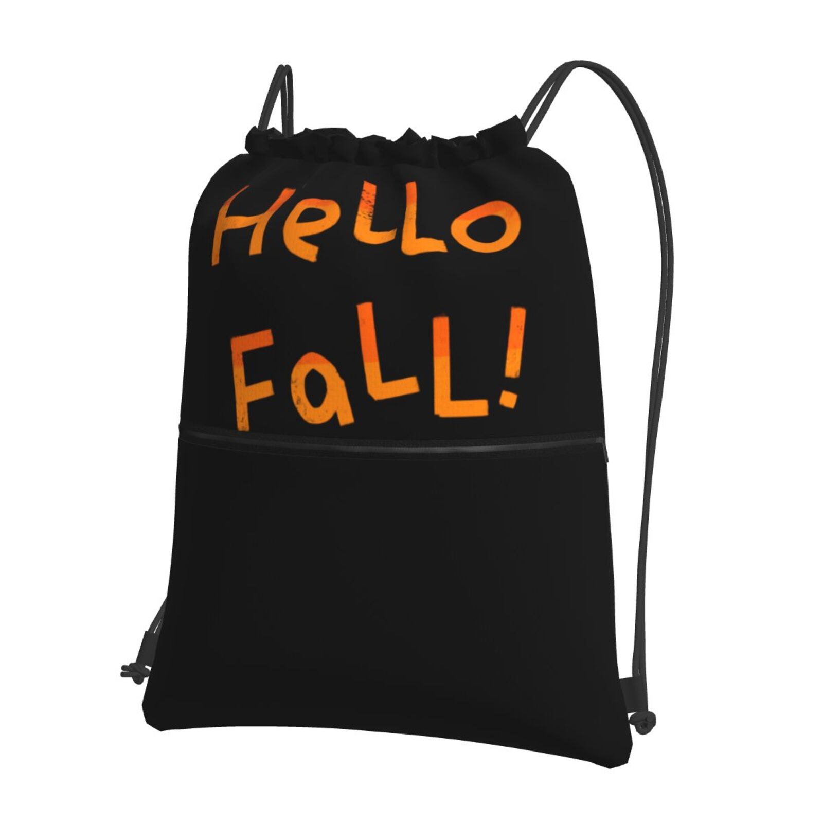 Drawstring Zipper Backpack