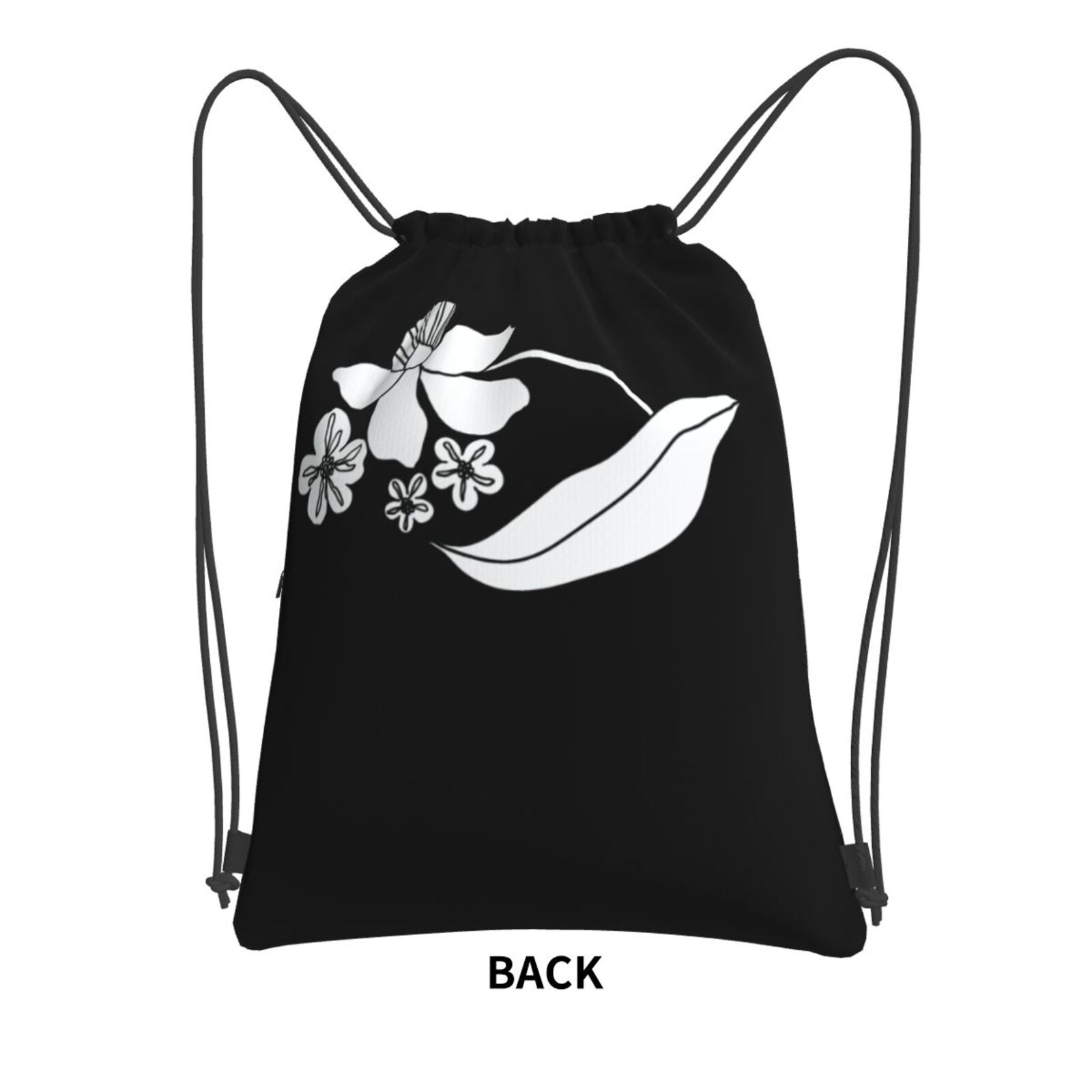 Drawstring Zipper Backpack