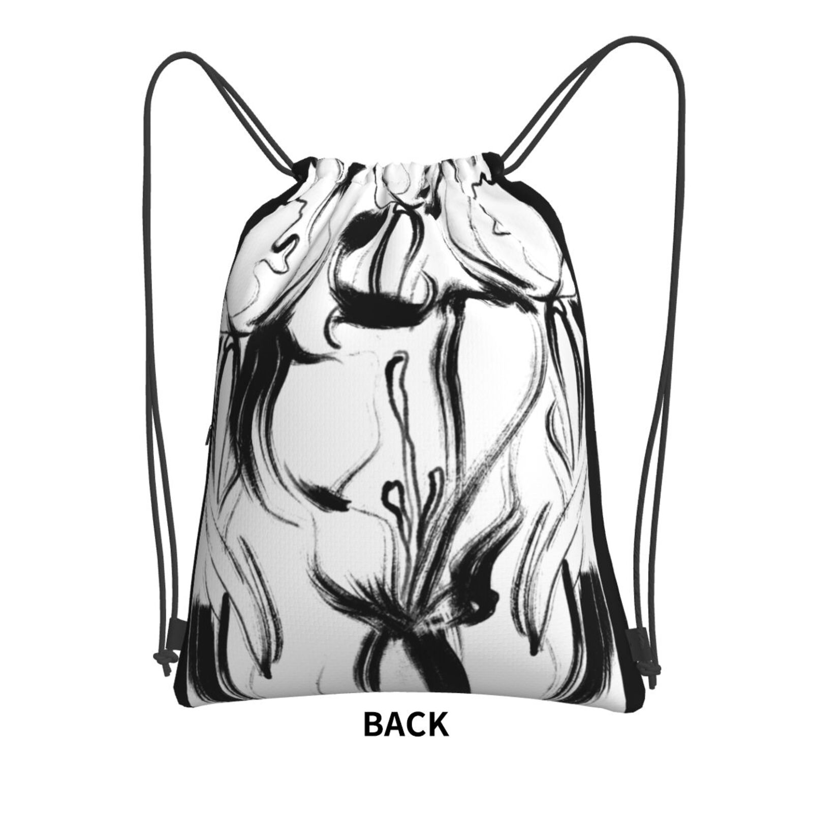 Drawstring Zipper Backpack