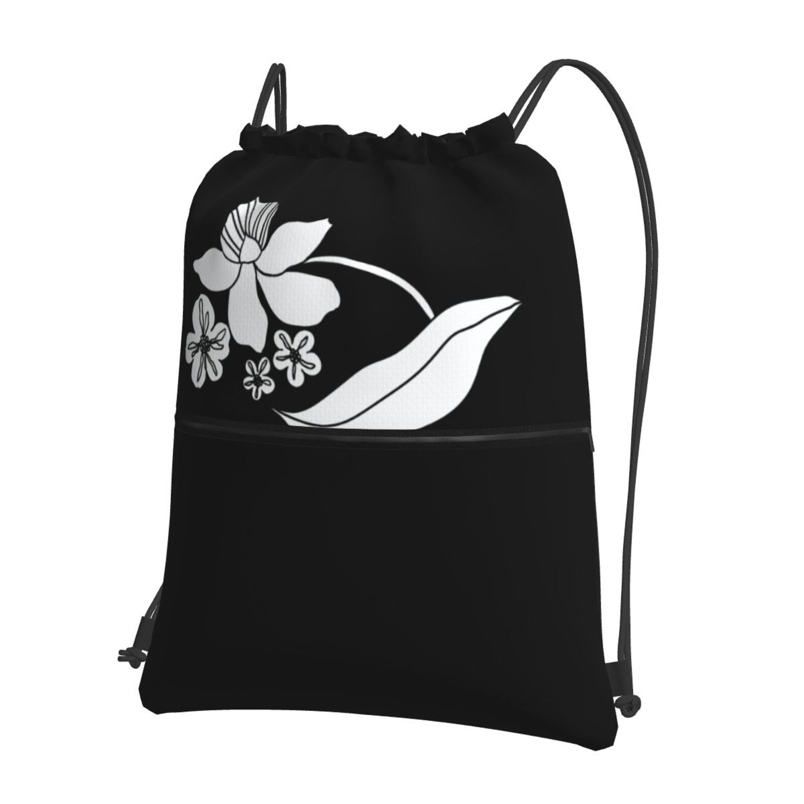 Drawstring Zipper Backpack