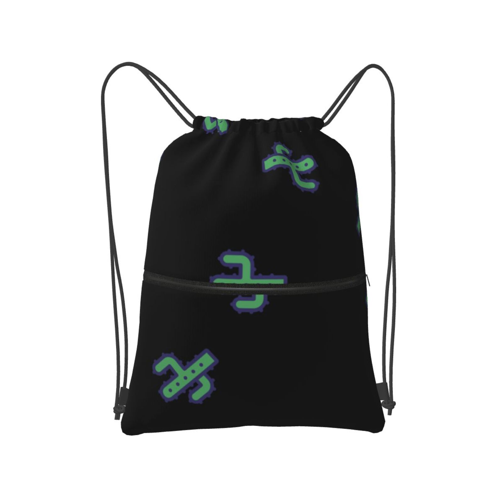 Drawstring Zipper Backpack