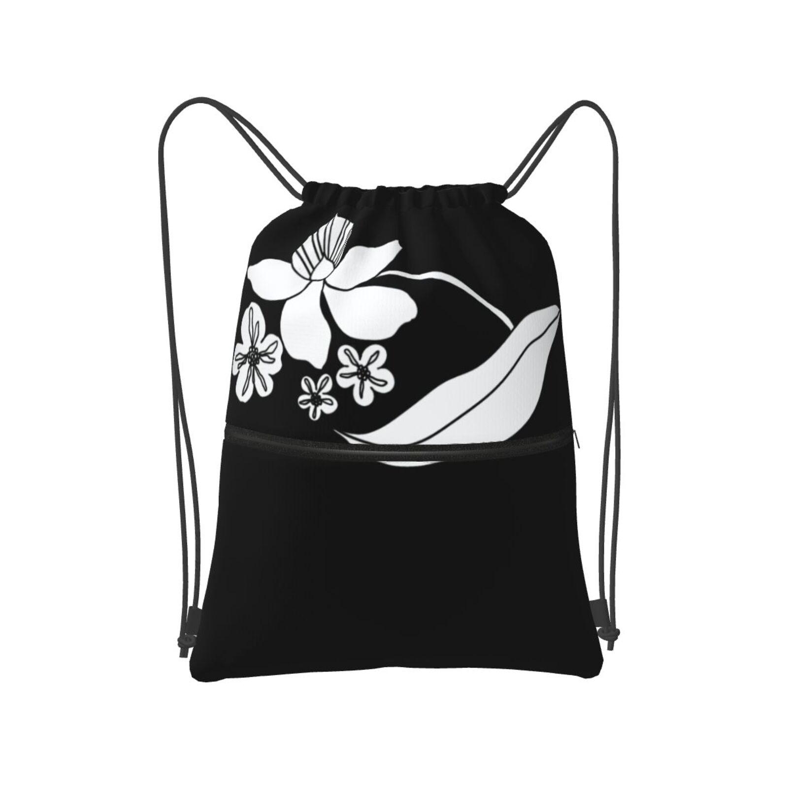 Drawstring Zipper Backpack