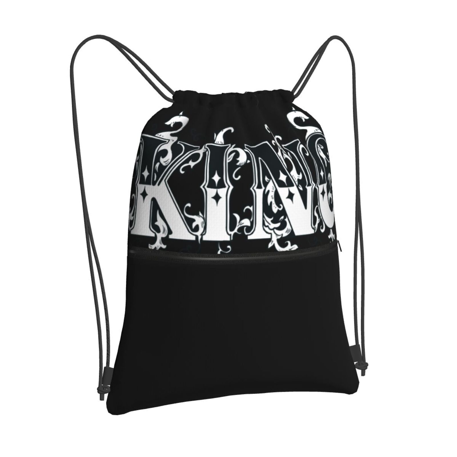 Drawstring Zipper Backpack