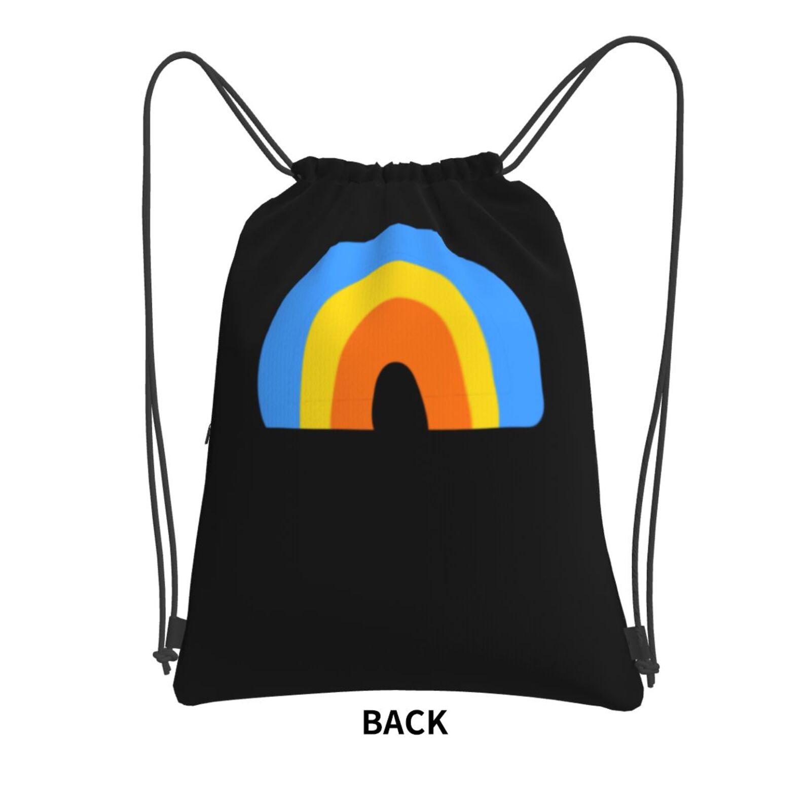 Drawstring Zipper Backpack