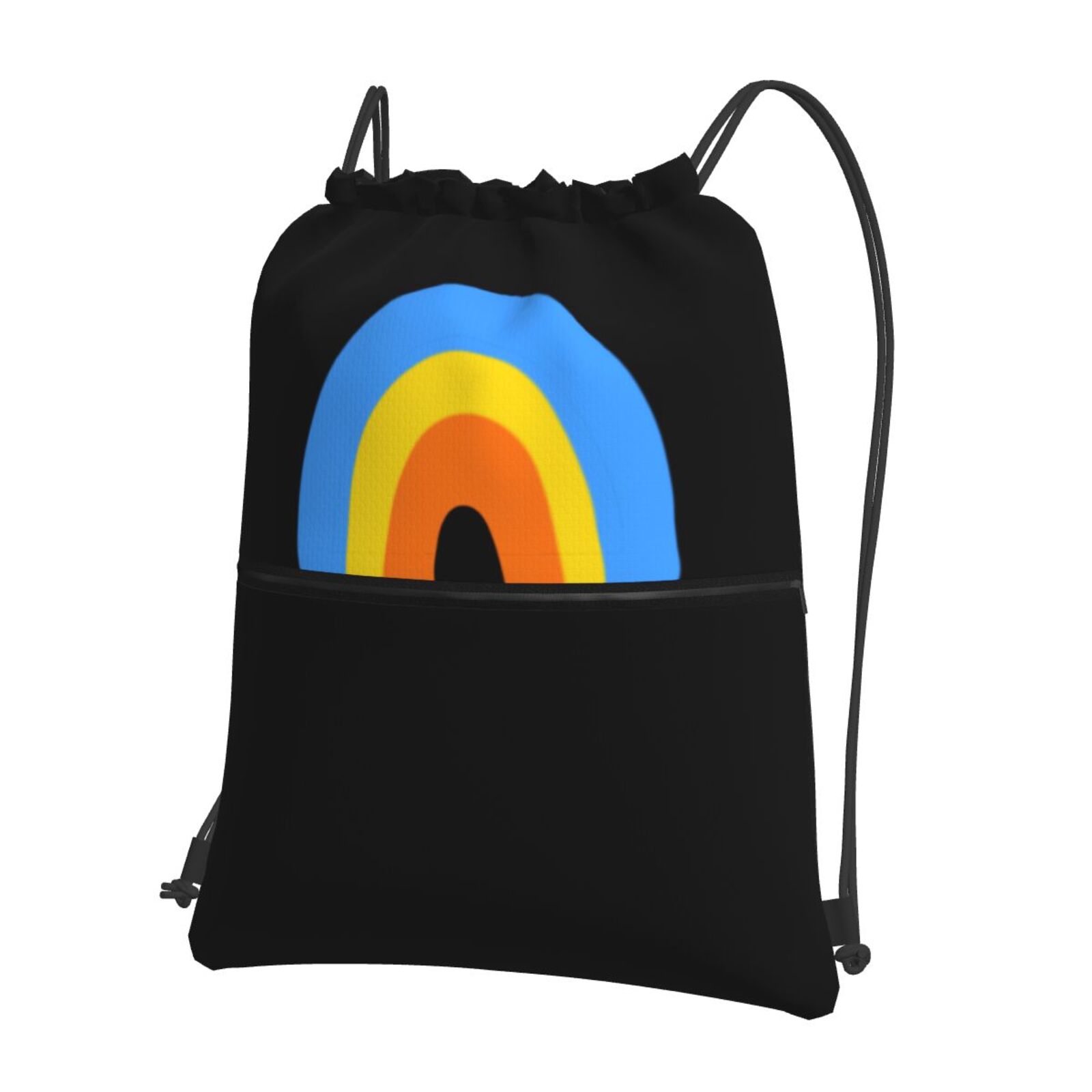 Drawstring Zipper Backpack