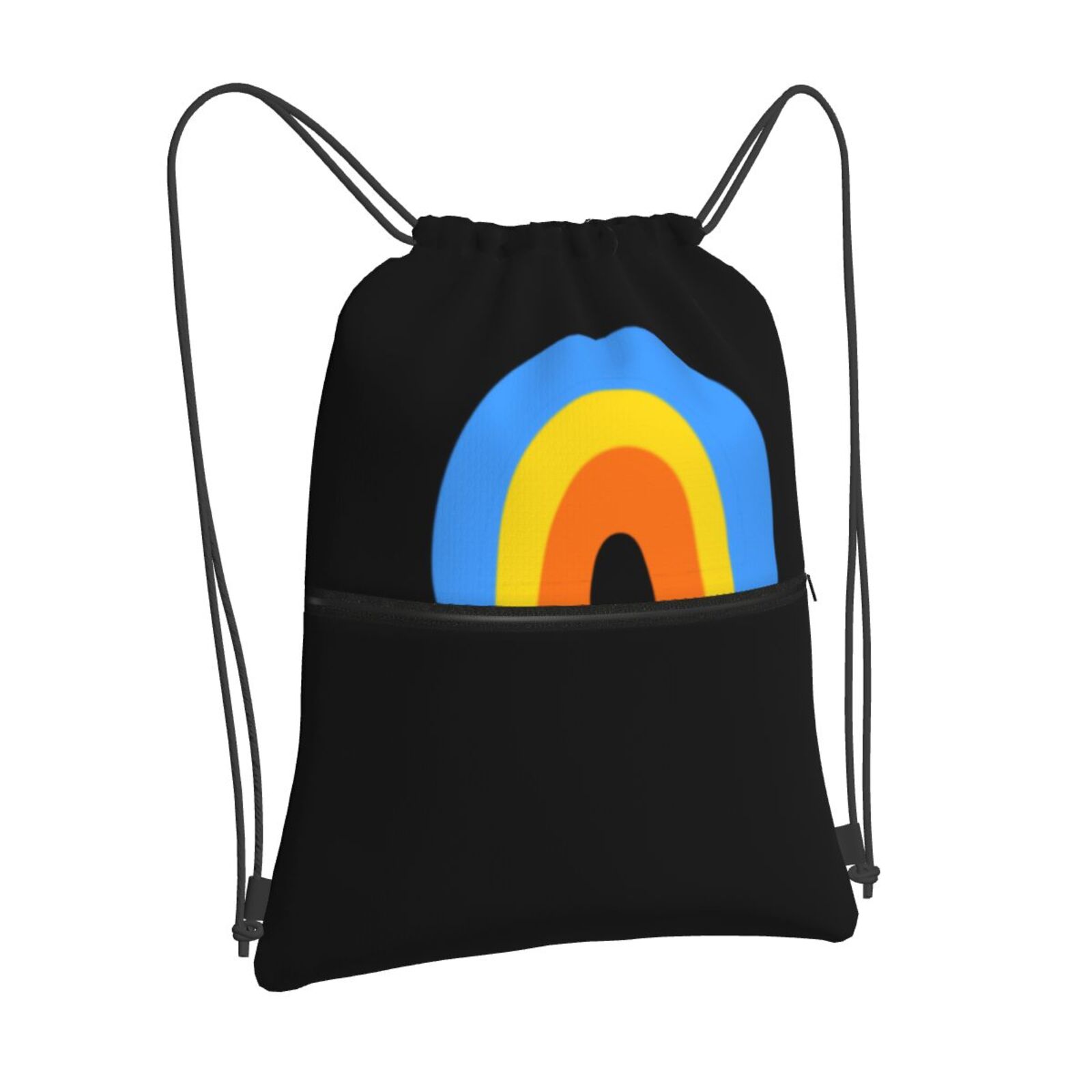 Drawstring Zipper Backpack