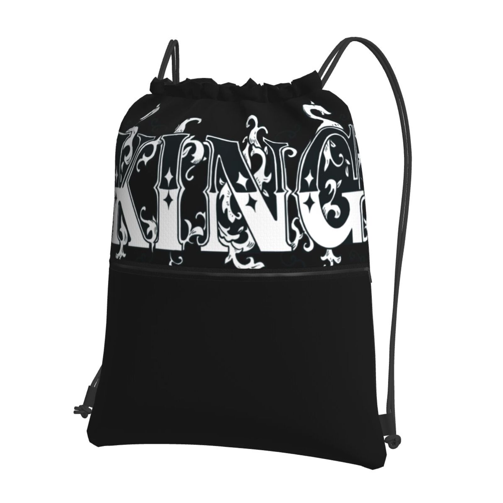 Drawstring Zipper Backpack