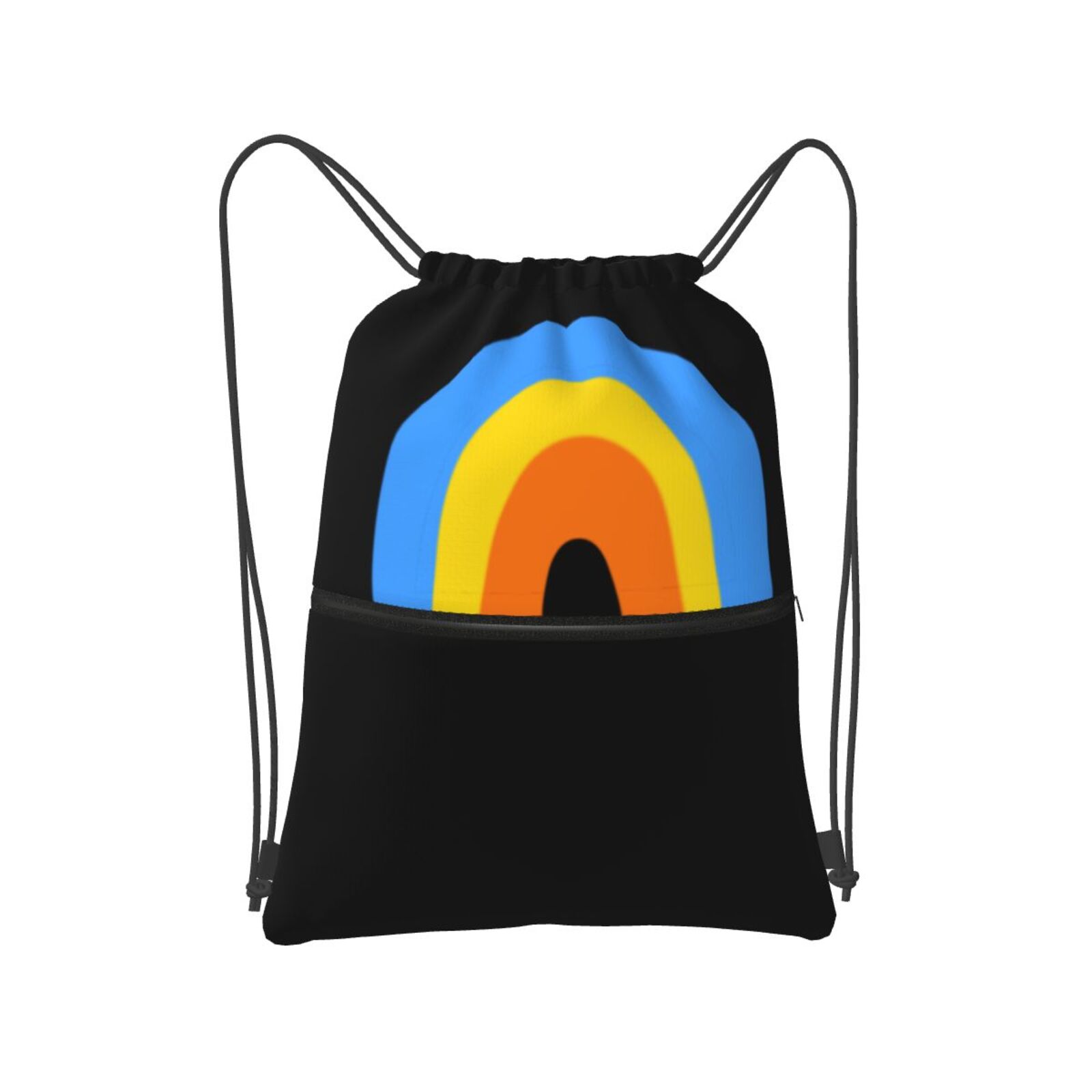 Drawstring Zipper Backpack