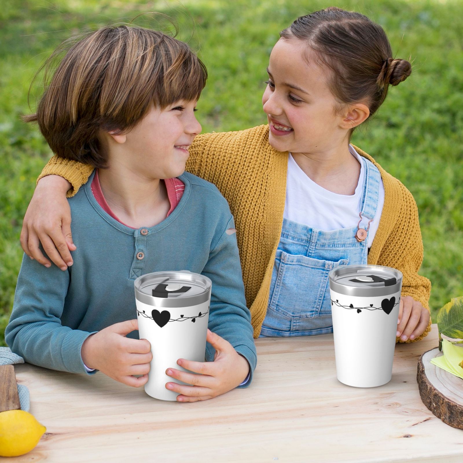 12OZ Thermos With Conical Straw