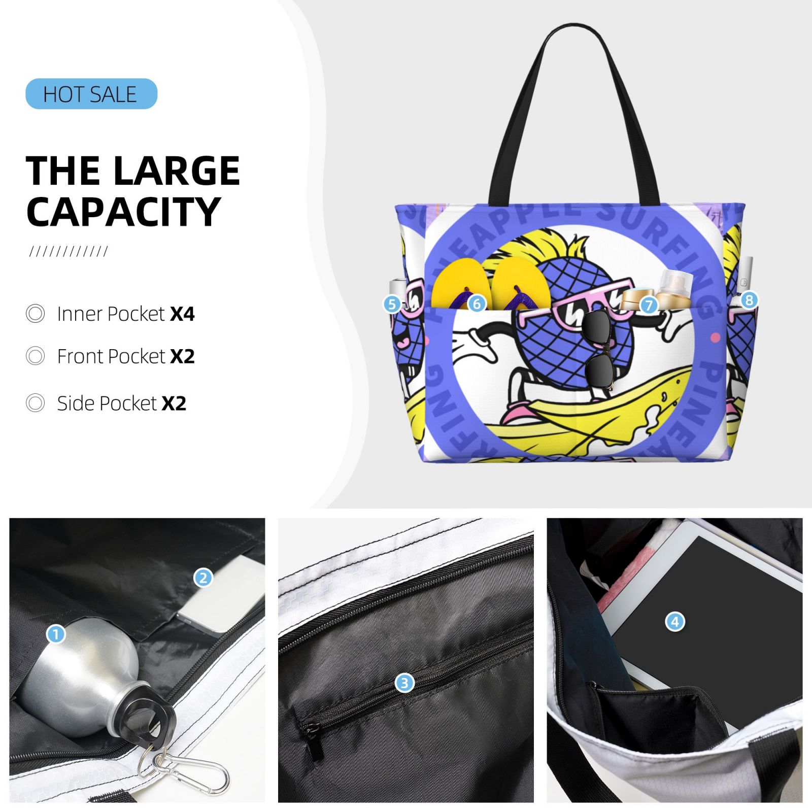 Large Capacity Beach Travel Bag