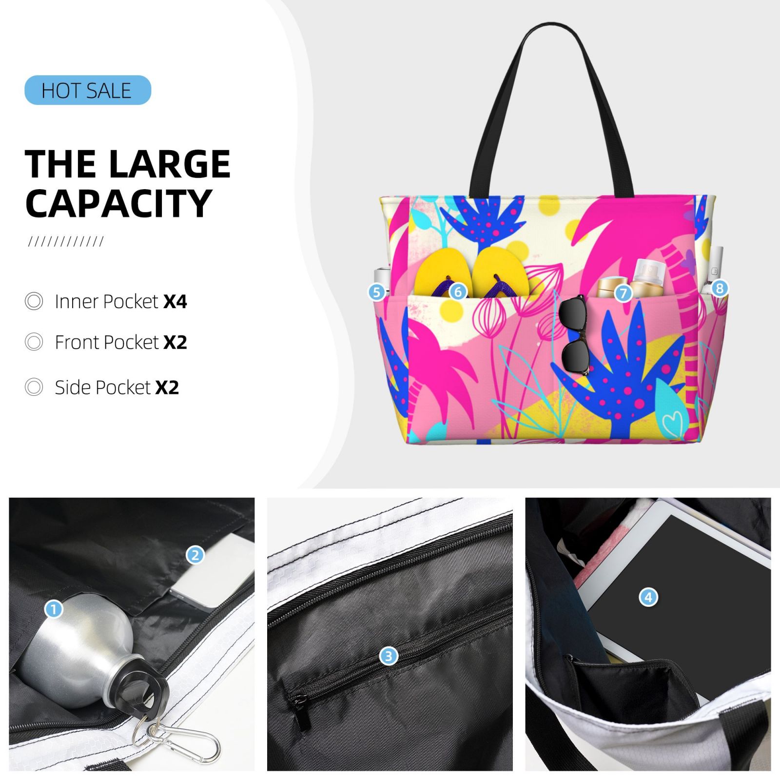 Large Capacity Beach Travel Bag