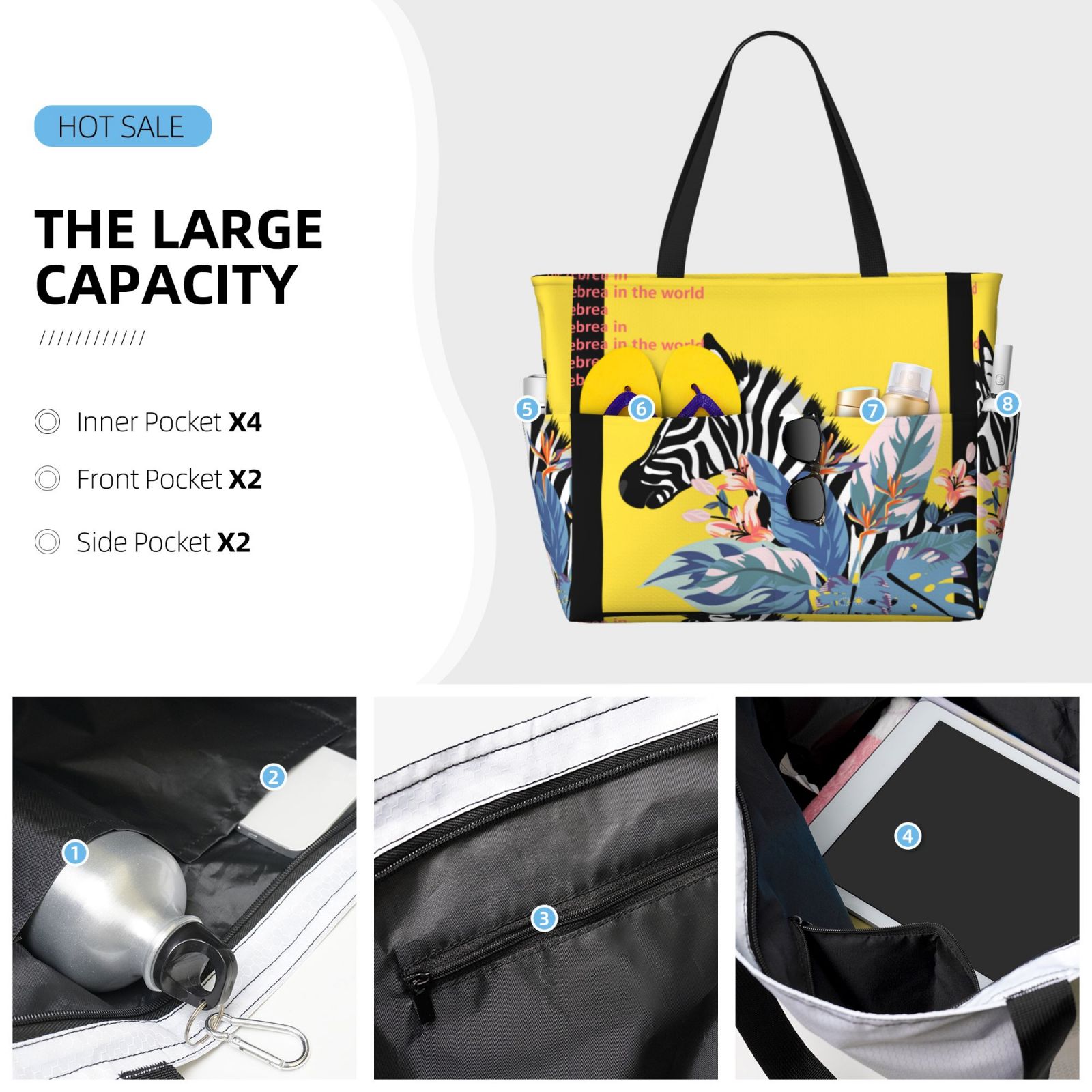 Large Capacity Beach Travel Bag