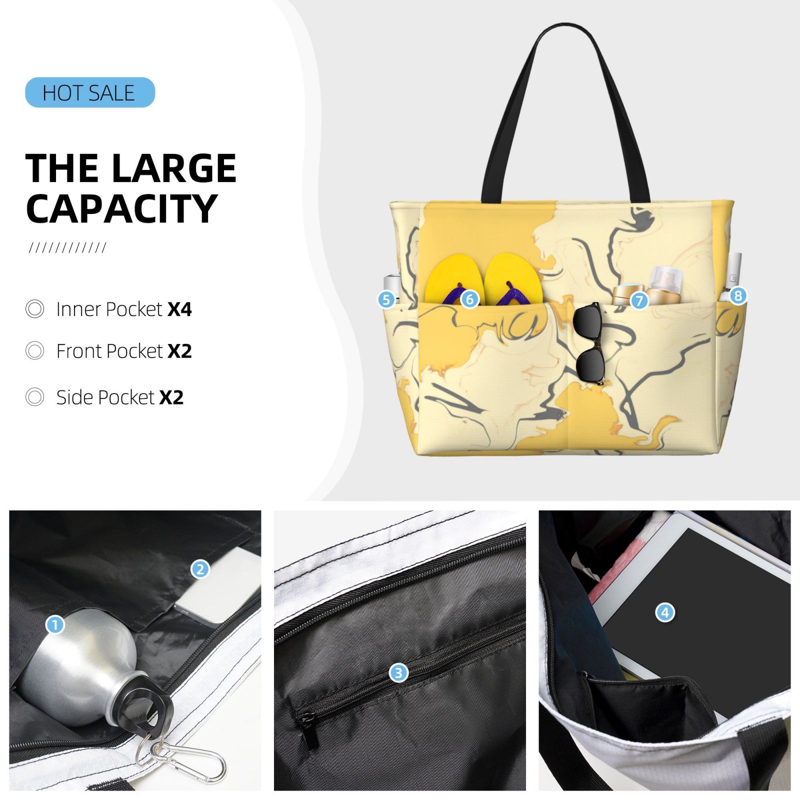 Large Capacity Beach Travel Bag