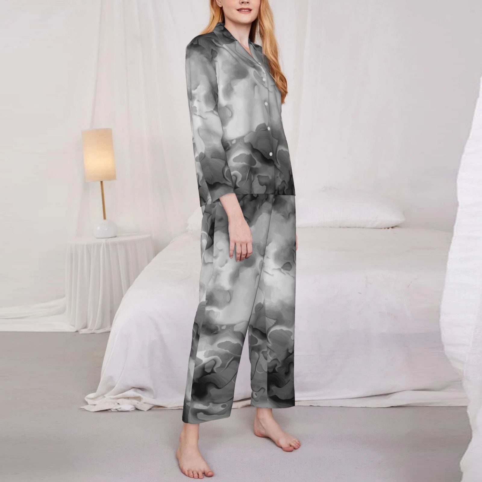 Women's Long-Sleeved Pajama Set