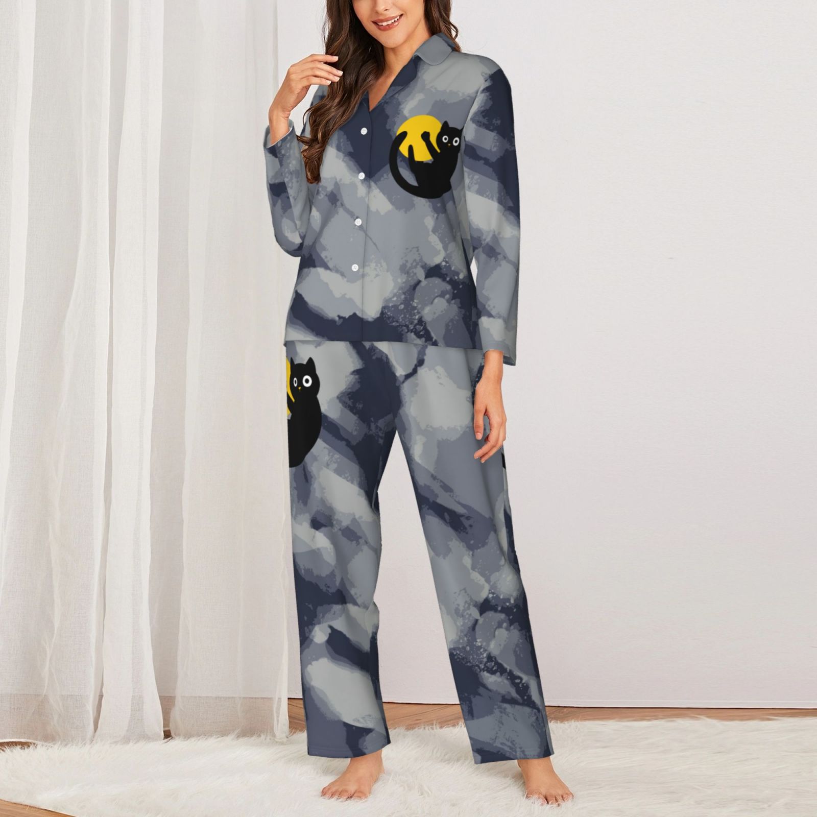 Women's Long-Sleeved Pajama Set