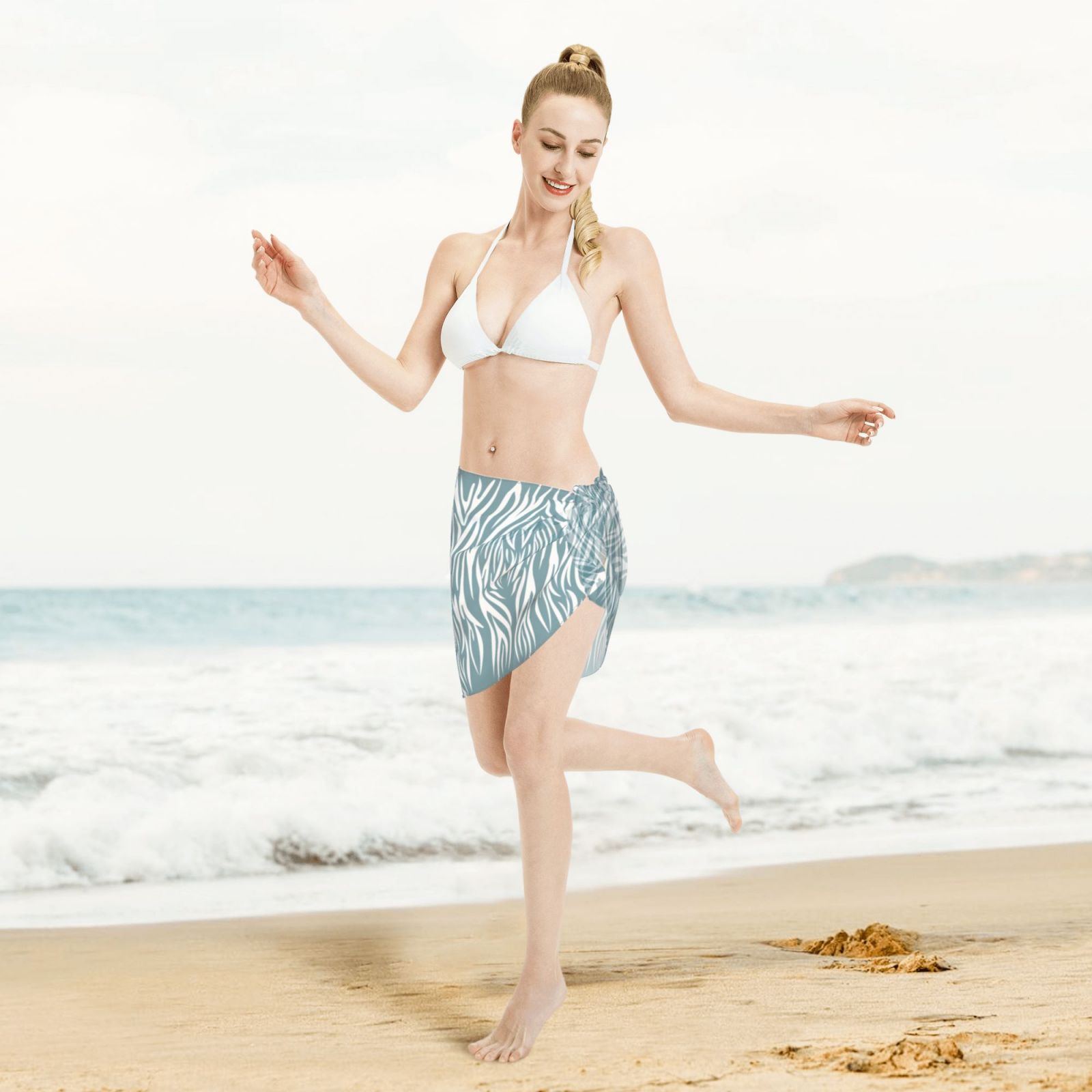 Women Short Sarongs Beach Wrap