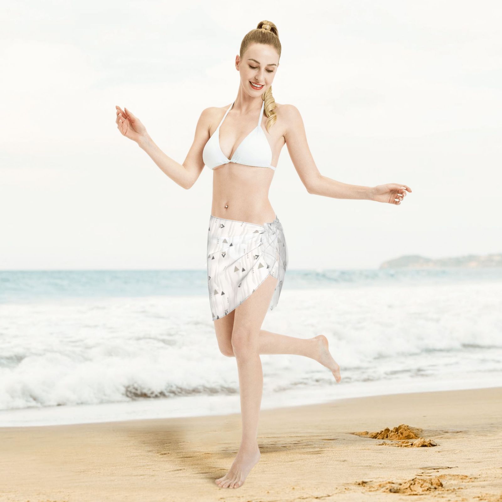 Women Short Sarongs Beach Wrap