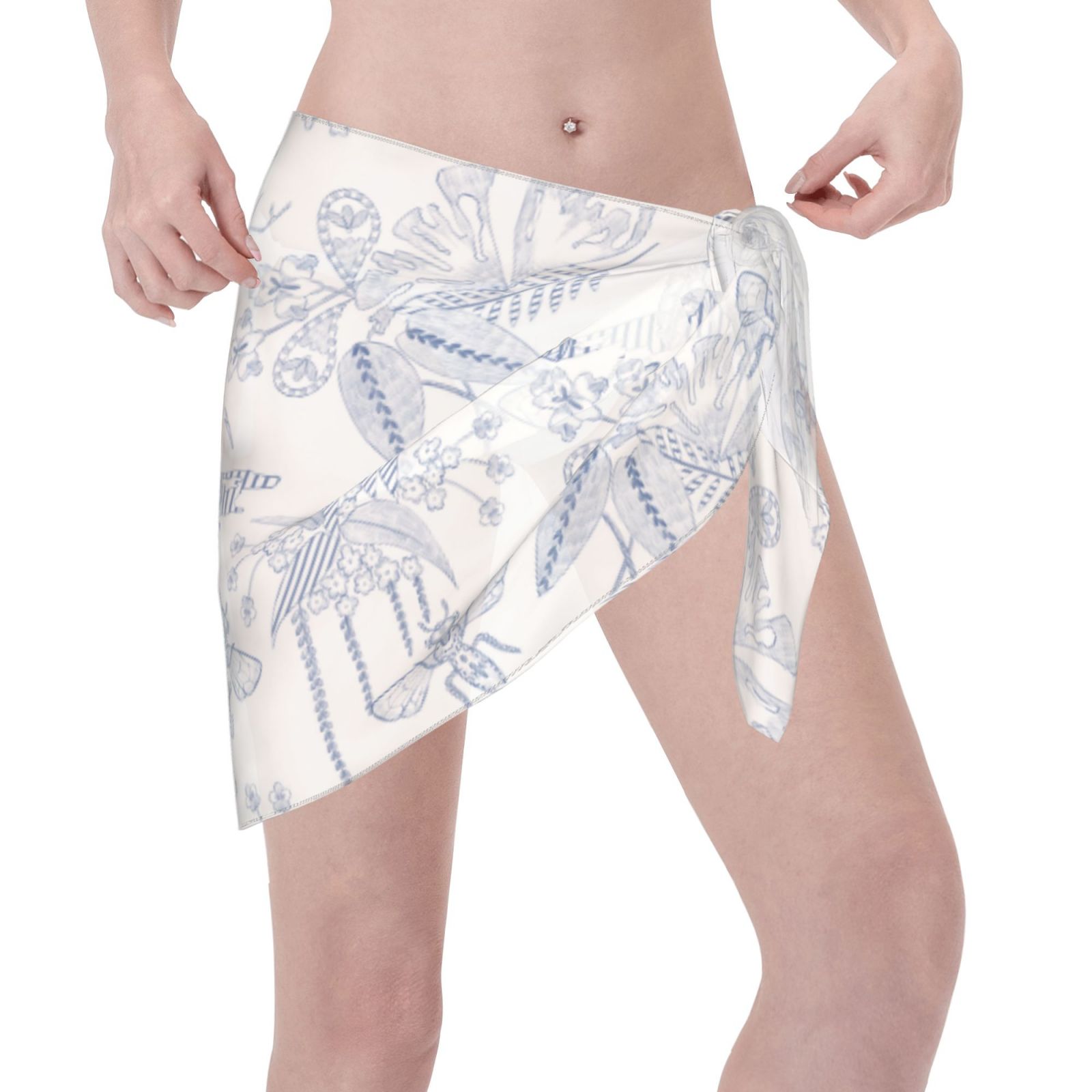 Women Short Sarongs Beach Wrap