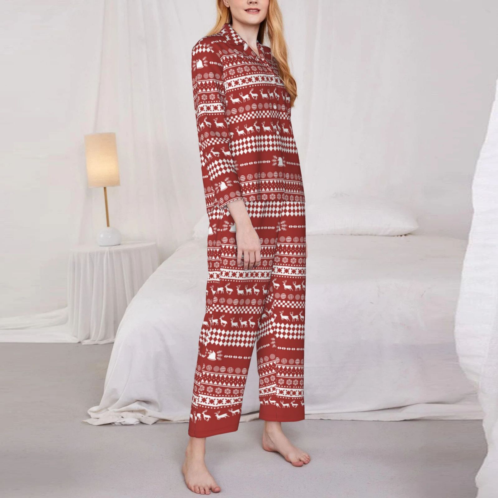 Women's Long-Sleeved Pajama Set