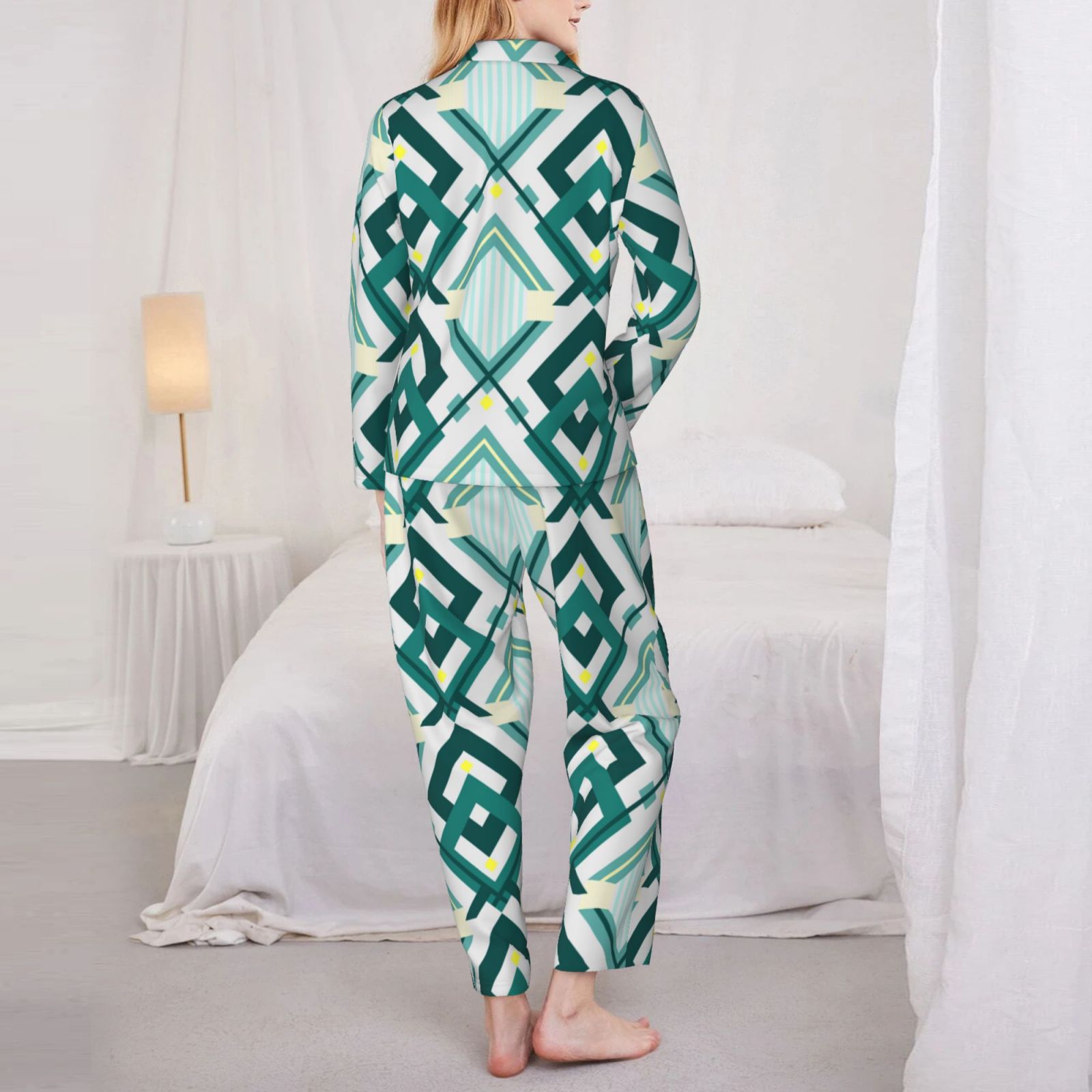 Women's Long-Sleeved Pajama Set