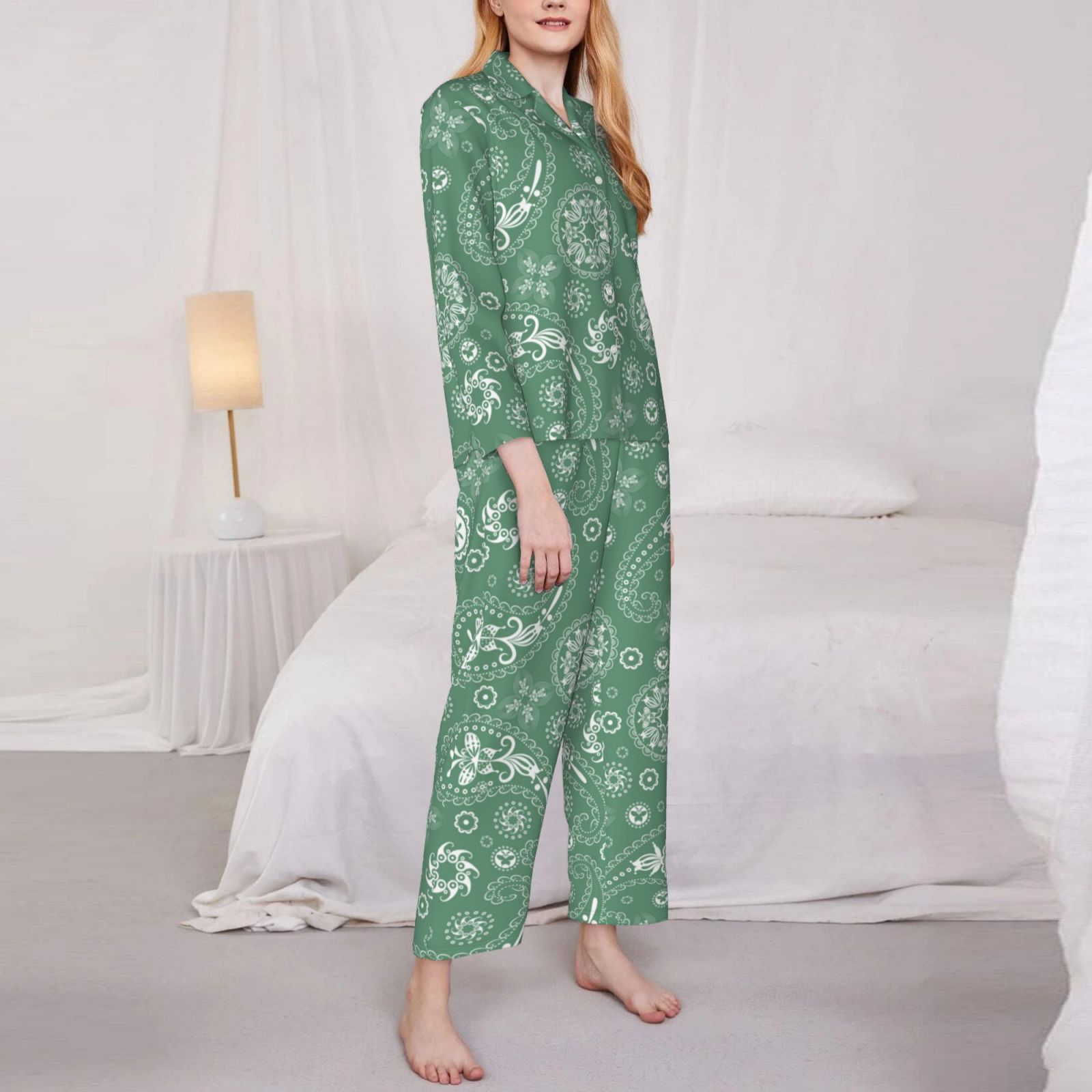 Women's Long-Sleeved Pajama Set