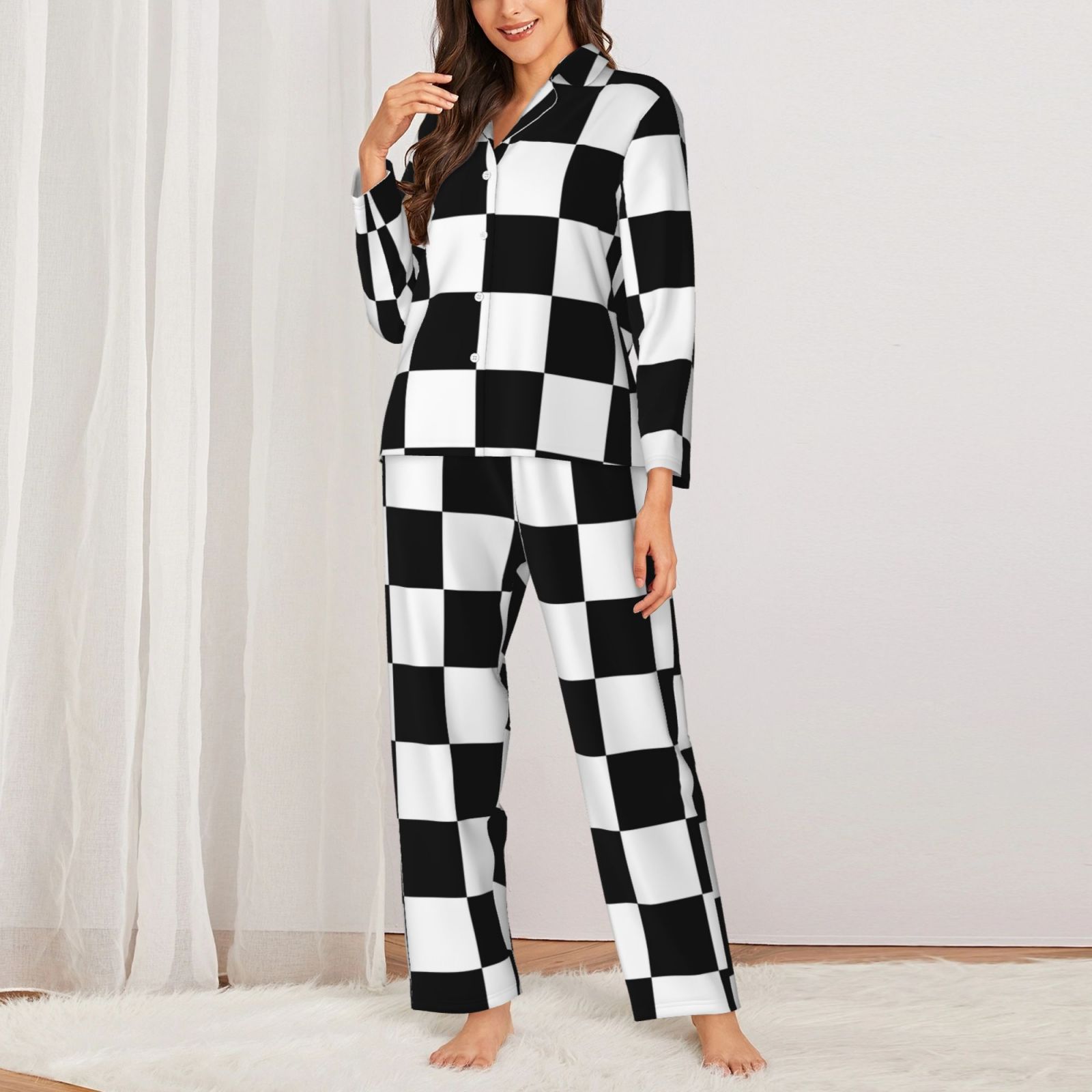 Women's Long-Sleeved Pajama Set