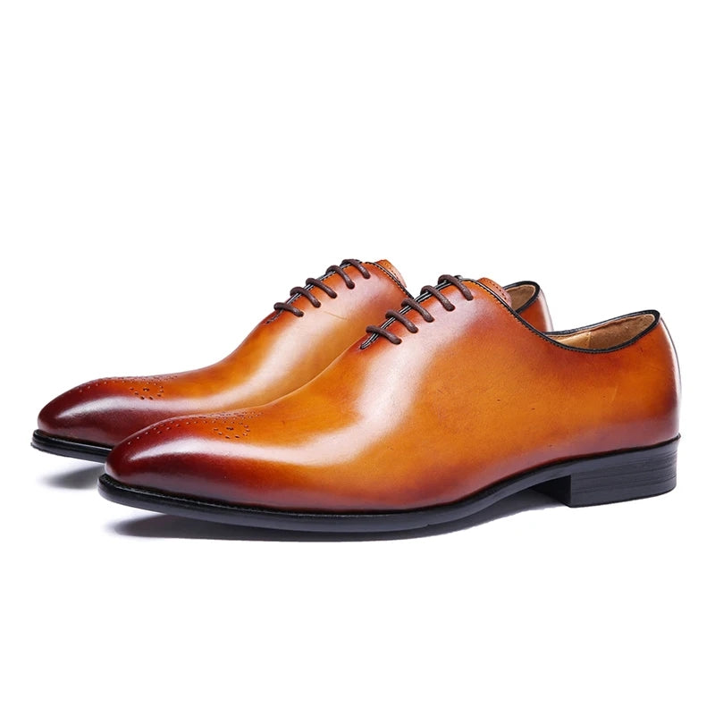 Oxford mens formal shoes leather for men new styles dress