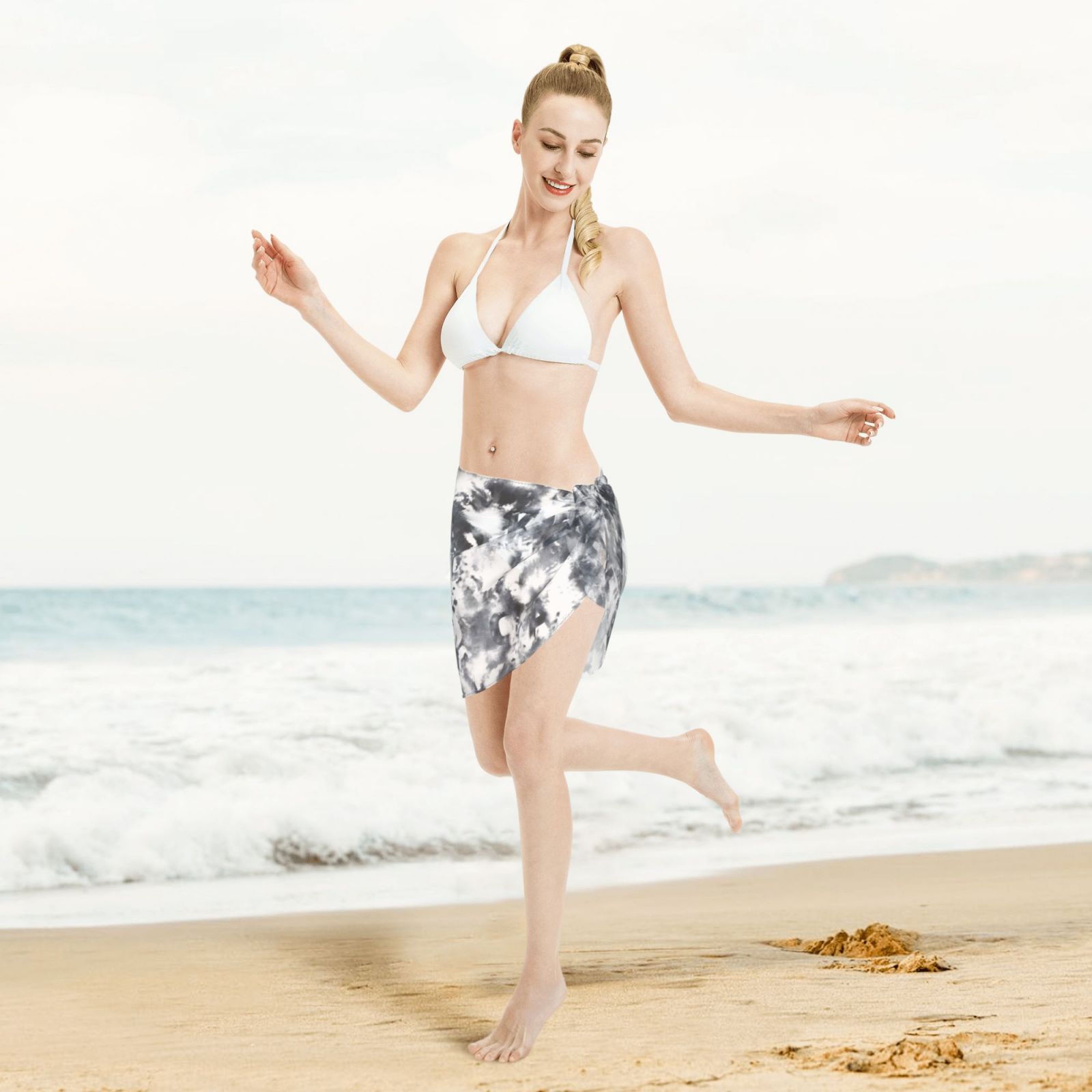 Women Short Sarongs Beach Wrap