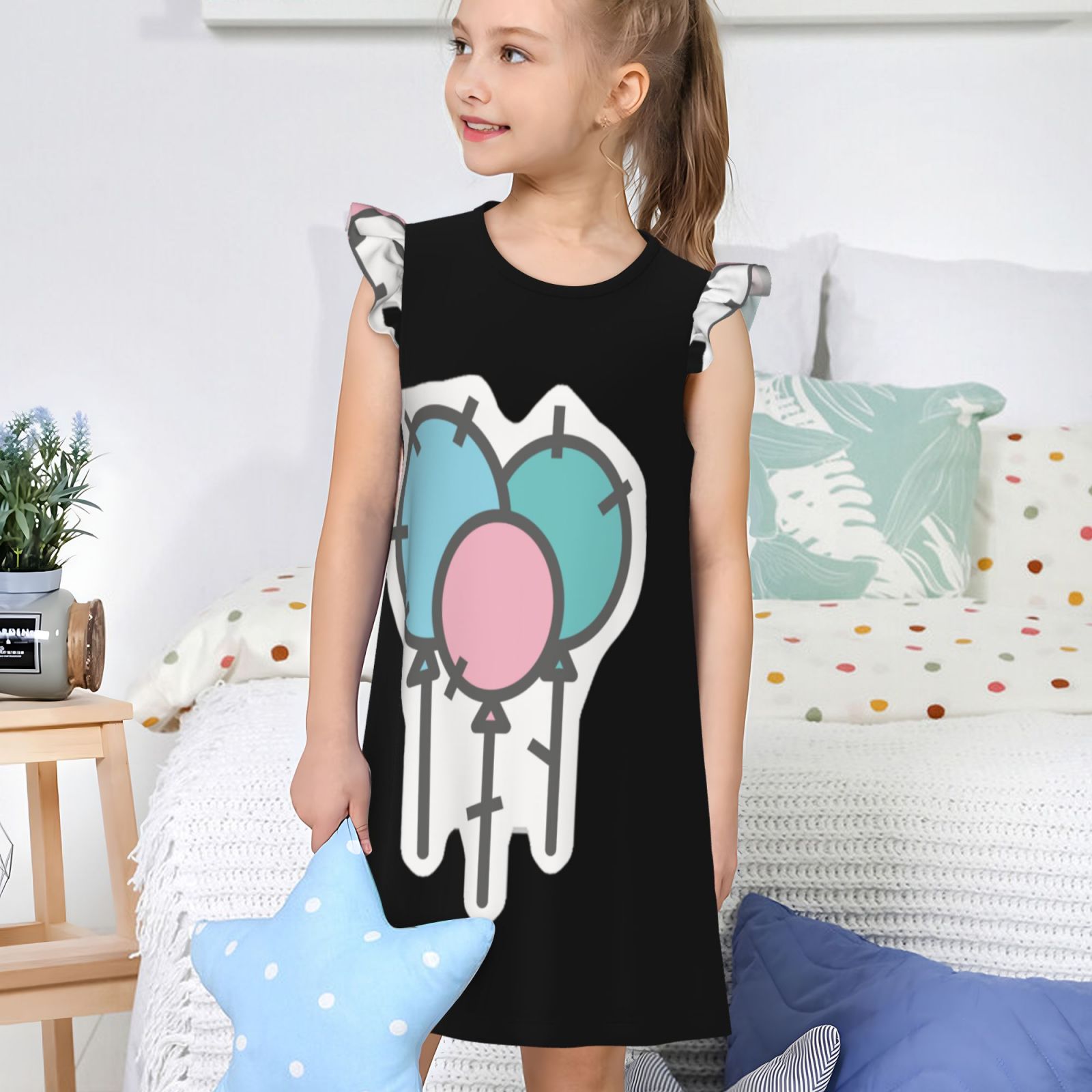 Girls Nightgowns Pajamas Dress