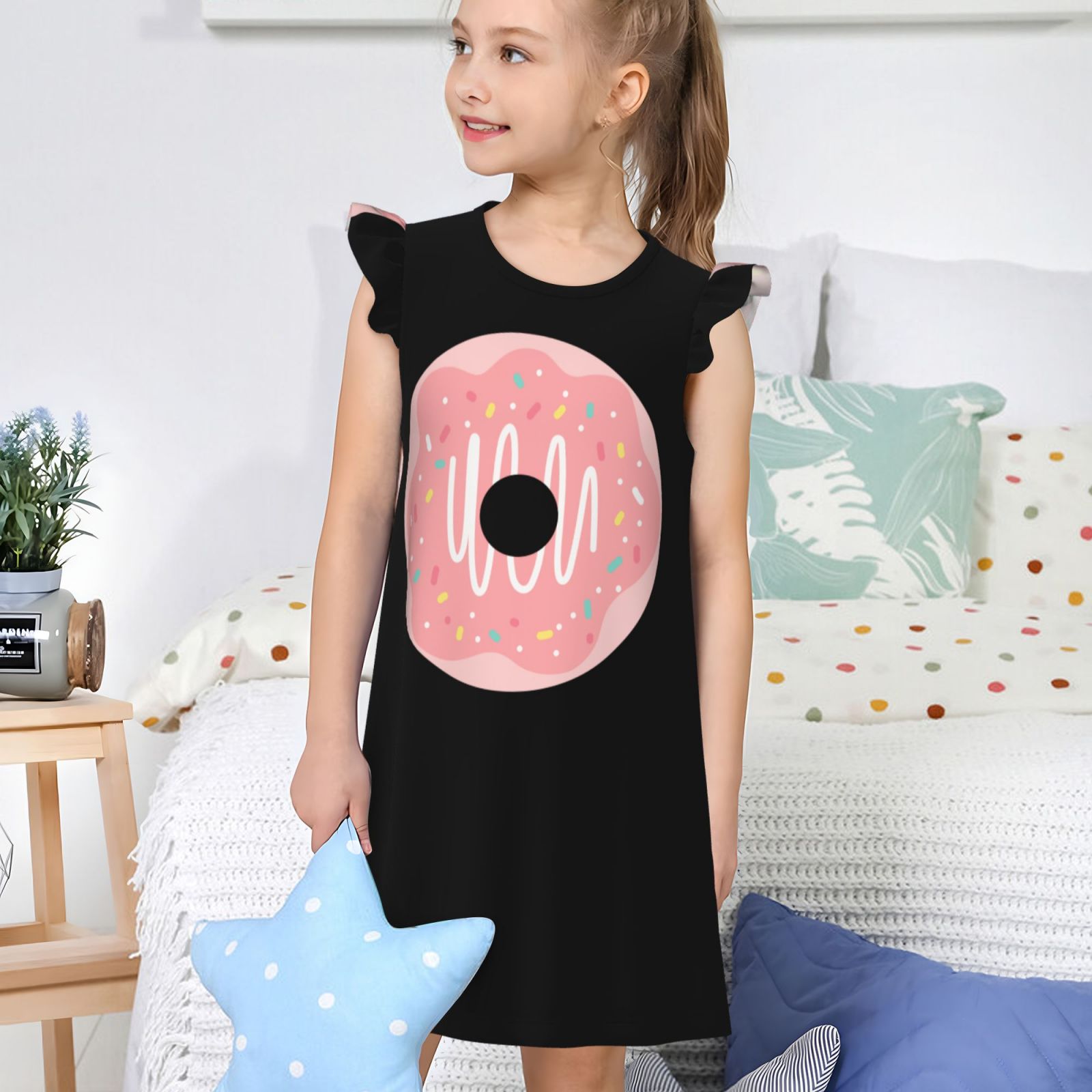 Girls Nightgowns Pajamas Dress