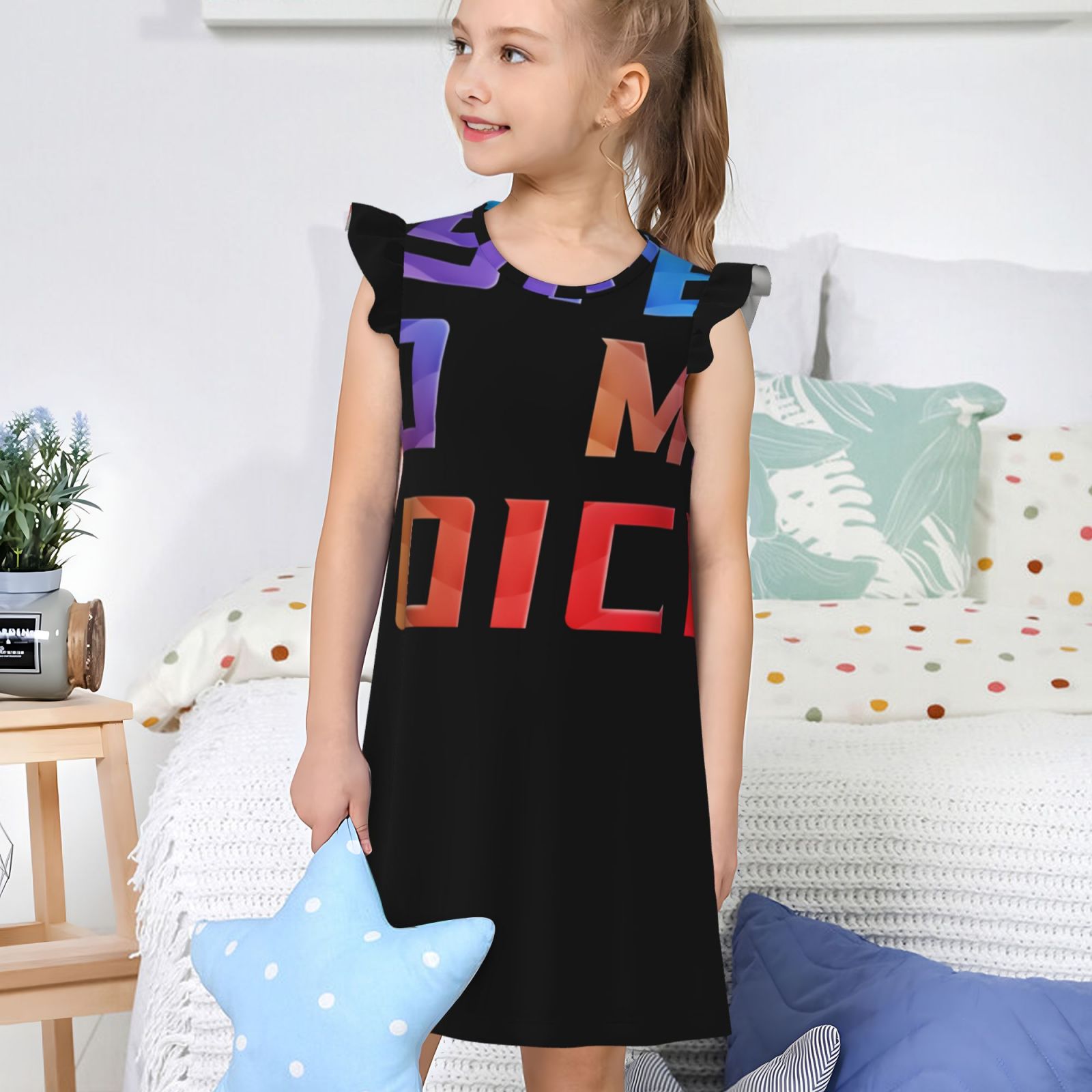 Girls Nightgowns Pajamas Dress