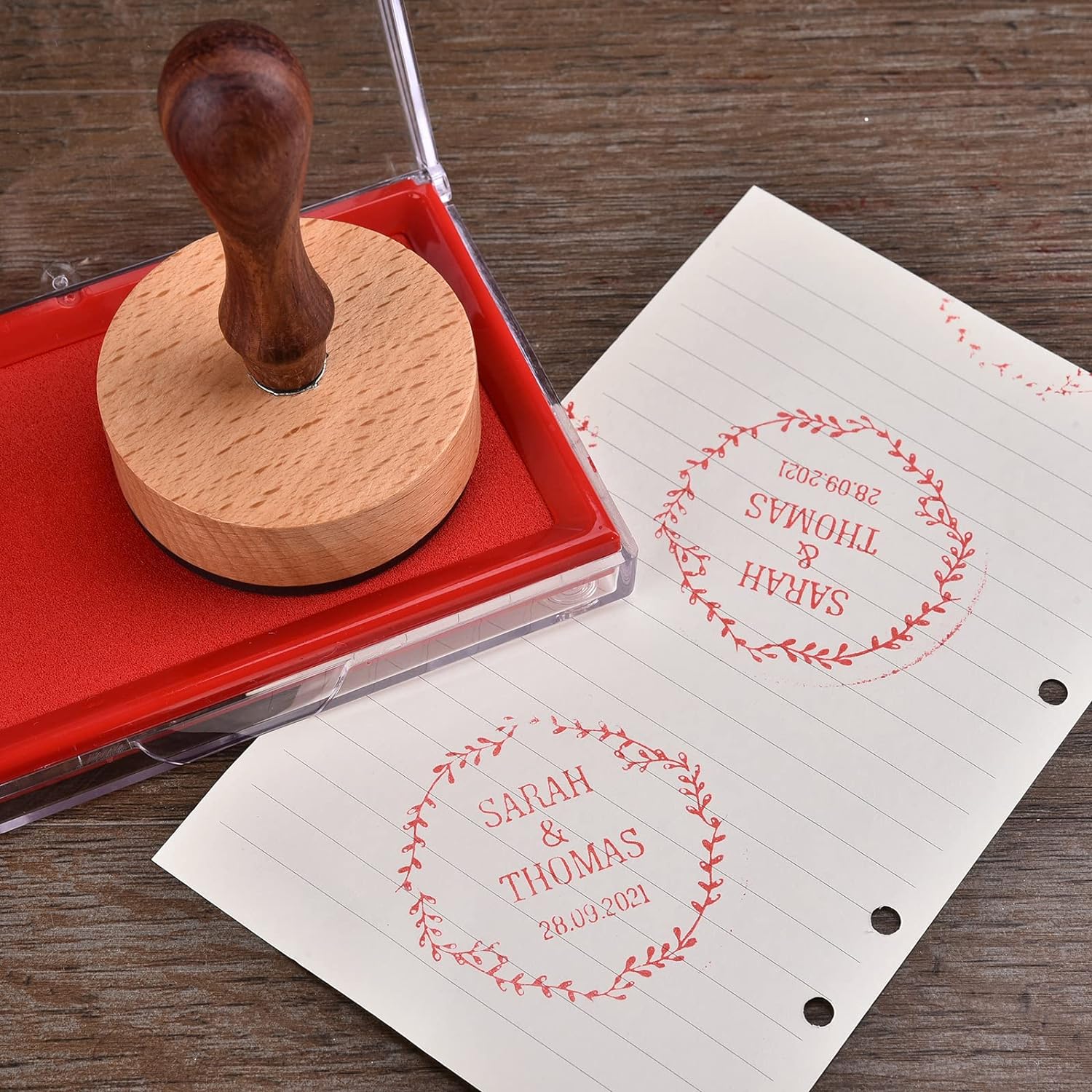 Custom Stamp Personalized Logo Address Name Stamp