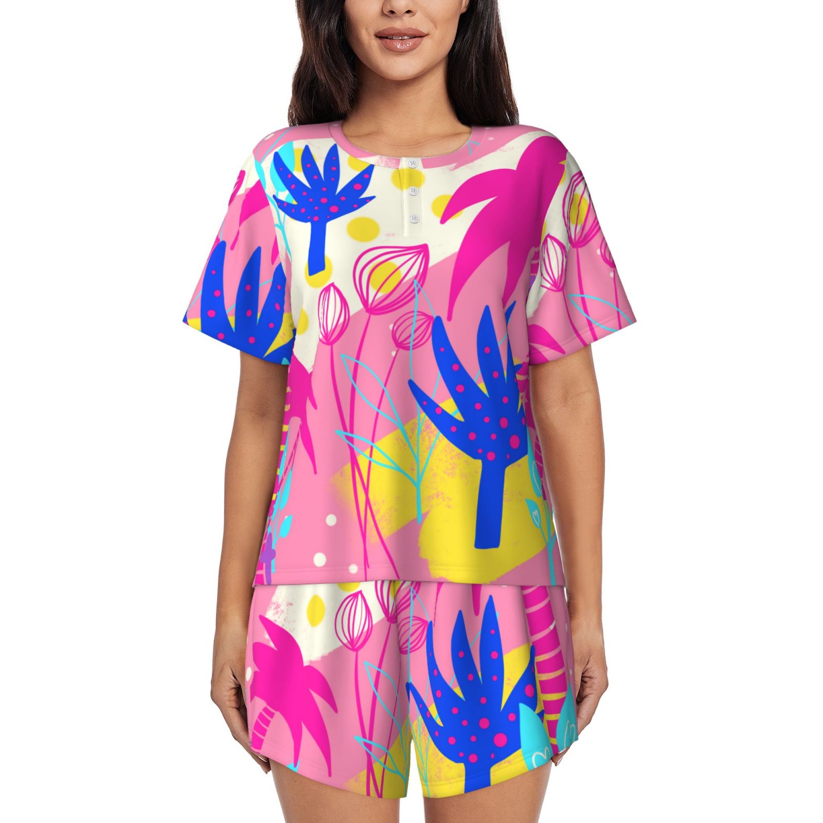 Women's Short-Sleeved Pajama