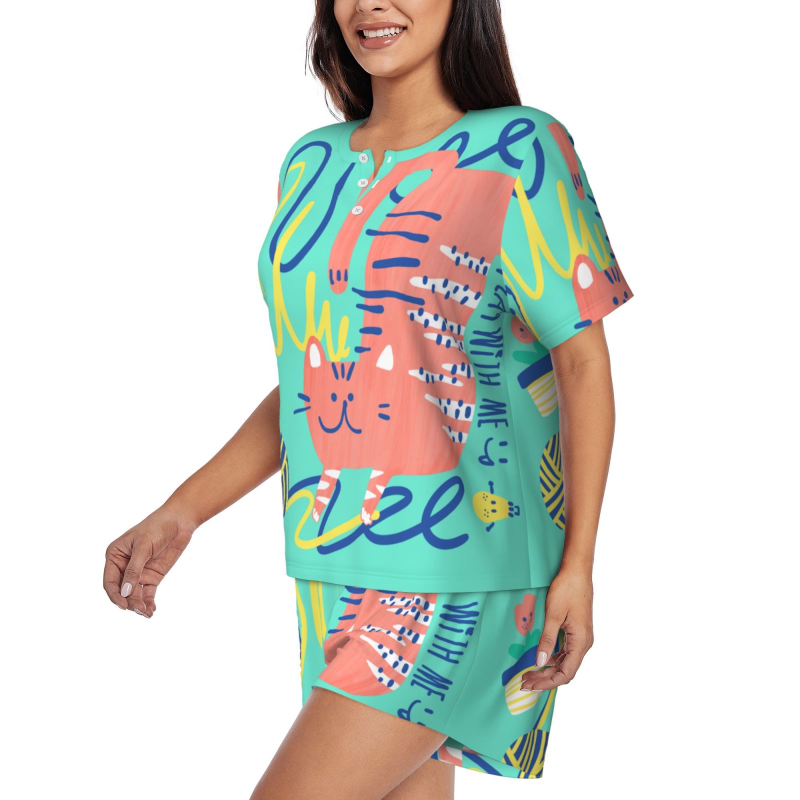 Women's Short-Sleeved Pajama