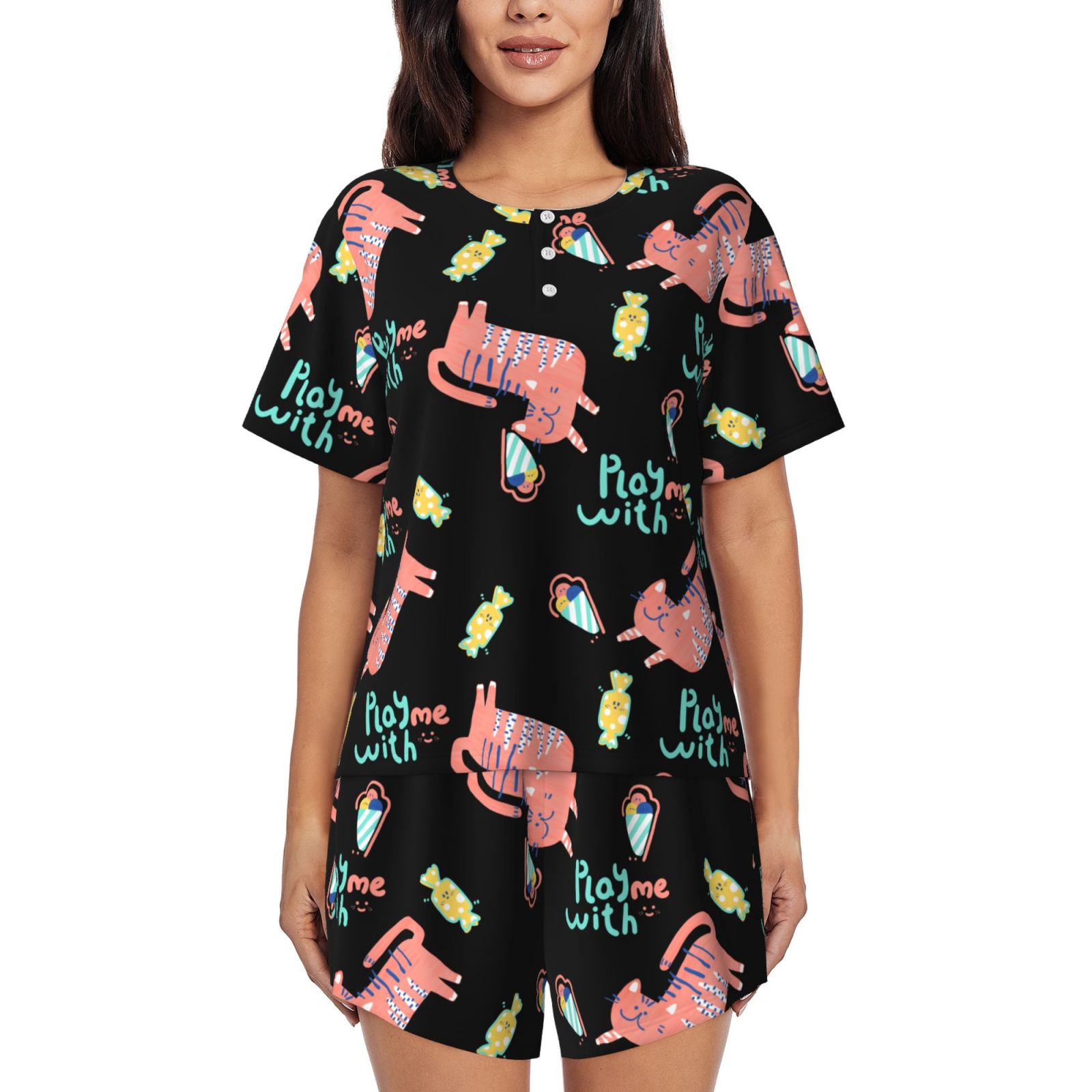 Women's Short-Sleeved Pajama