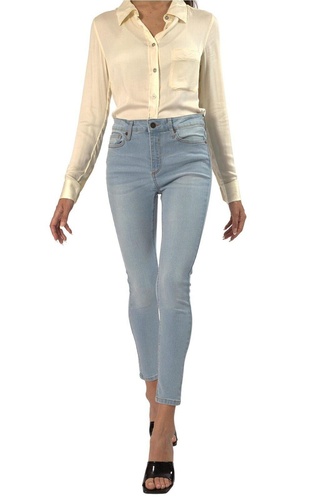 Skinny Jeans Mid Rise Slim Fit Stretch Jeggings