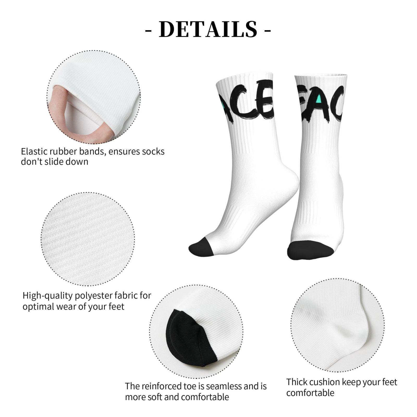 Mid-Tube Sports Socks