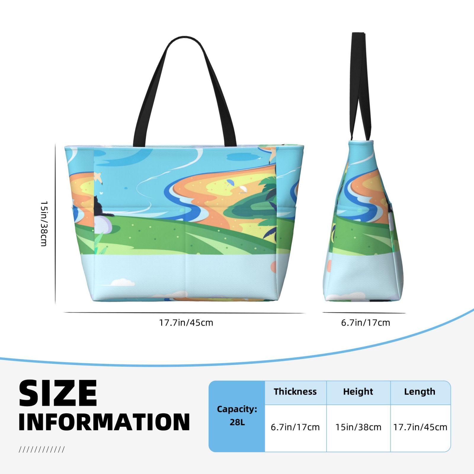 Large Capacity Beach Travel Bag