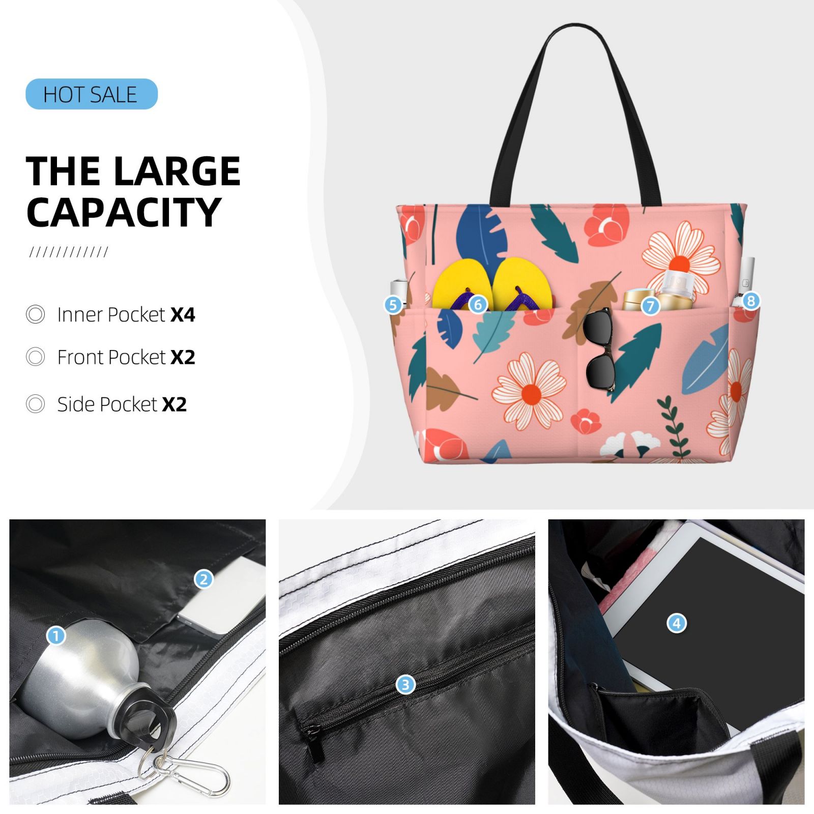 Large Capacity Beach Travel Bag