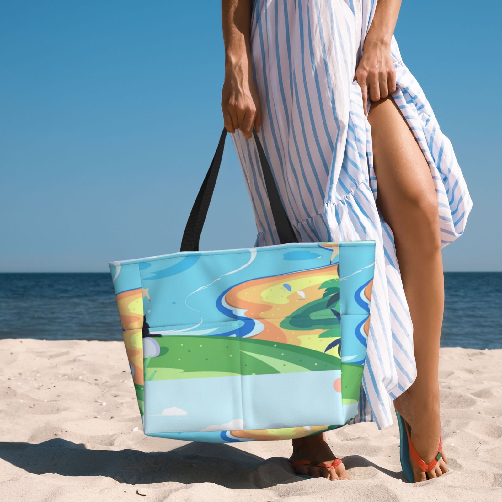 Large Capacity Beach Travel Bag